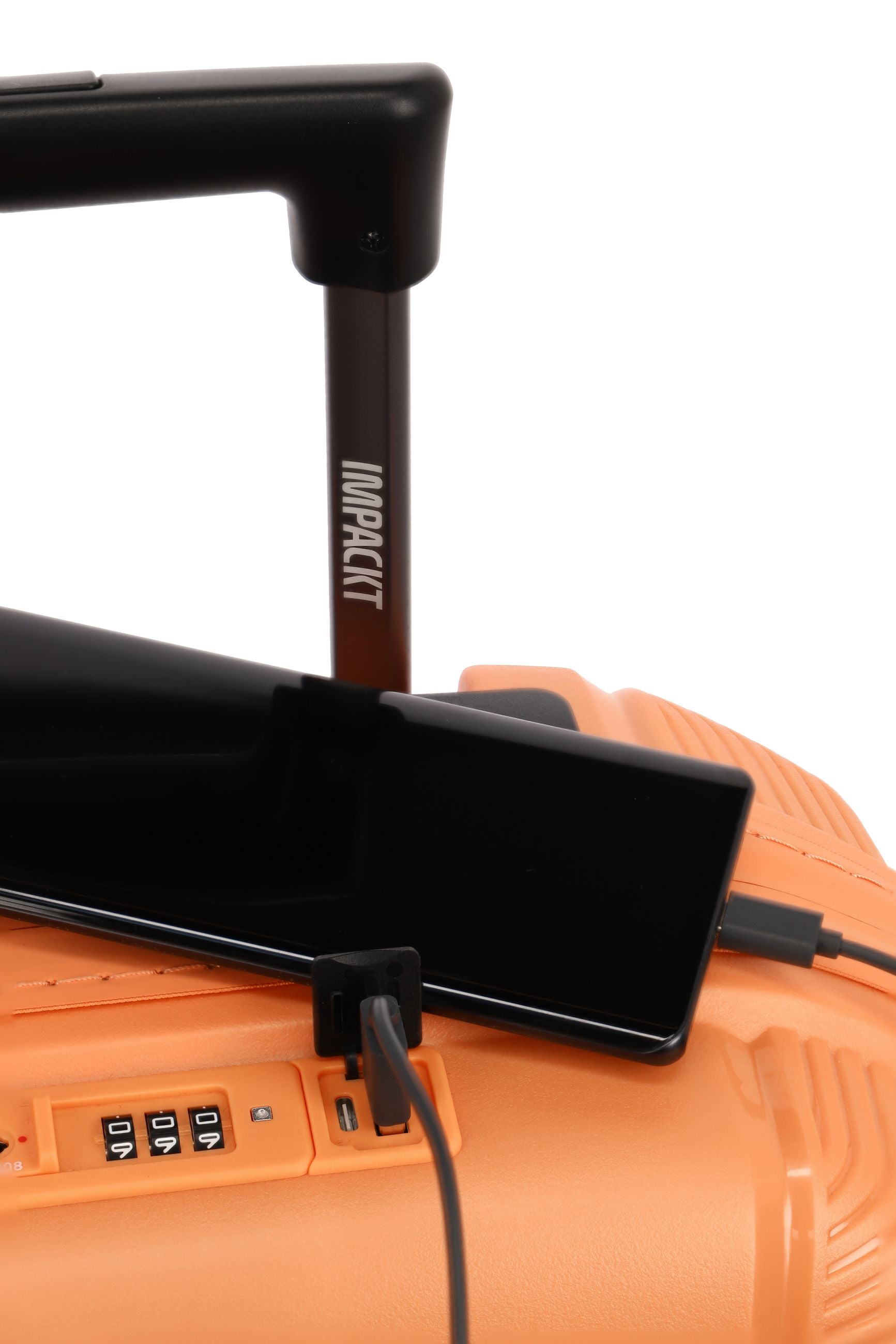 Valigia bagaglio a mano rigida Travelite Impackt con USB, TSA e ruote rinforzate