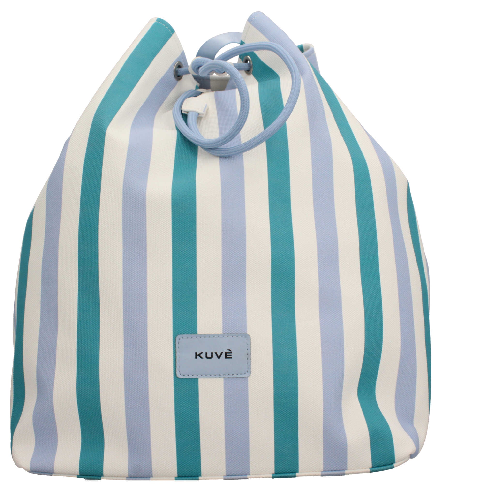 Zaino KUVE con chiusura a coulisse e righe verticali