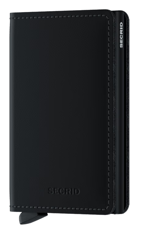 Portafoglio Secrid Slimwallet in pelle con protezione RFID e design minimal