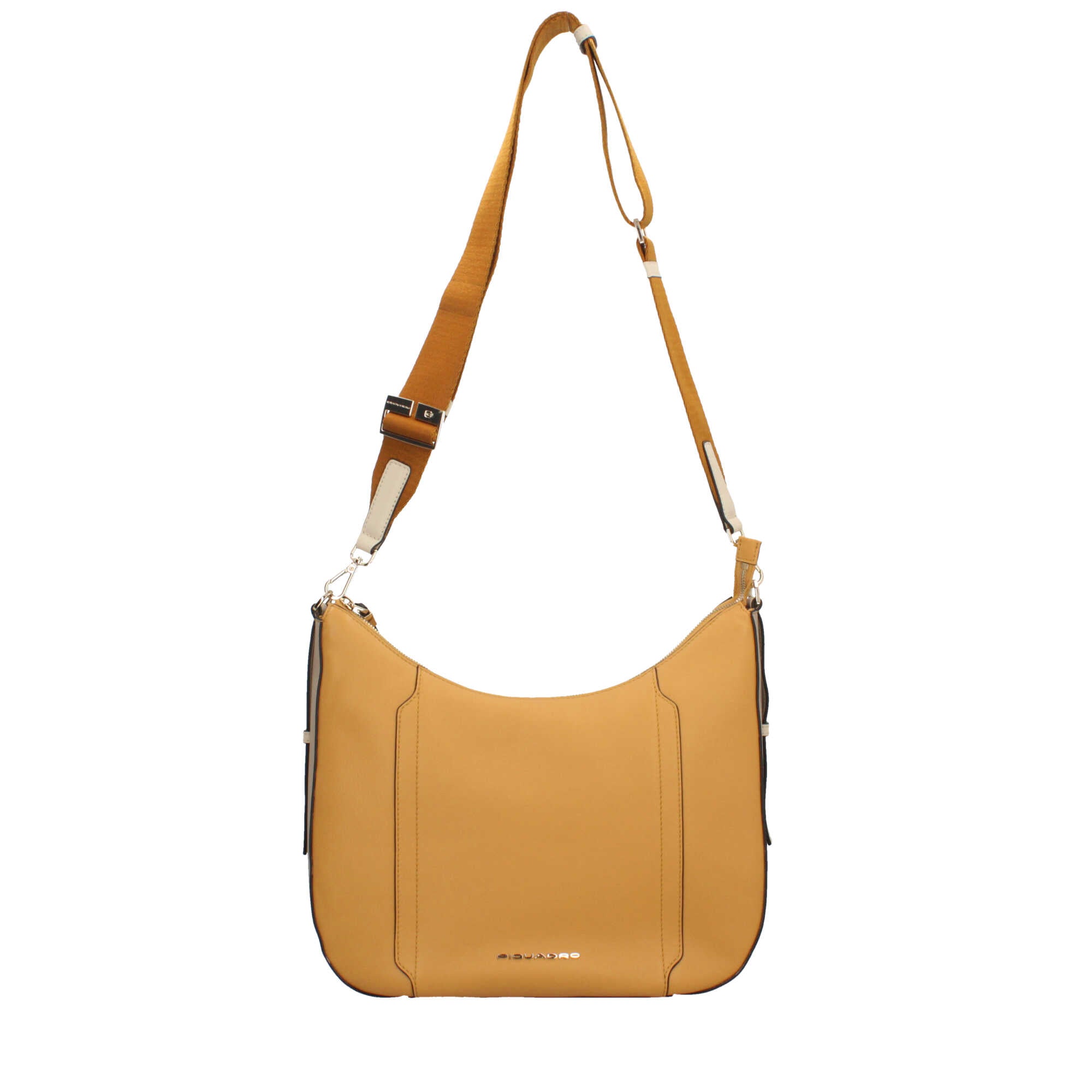 Piquadro borsa a tracolla in pelle con scomparto per iPad 10.2", Air 10.9" e Pro 11"