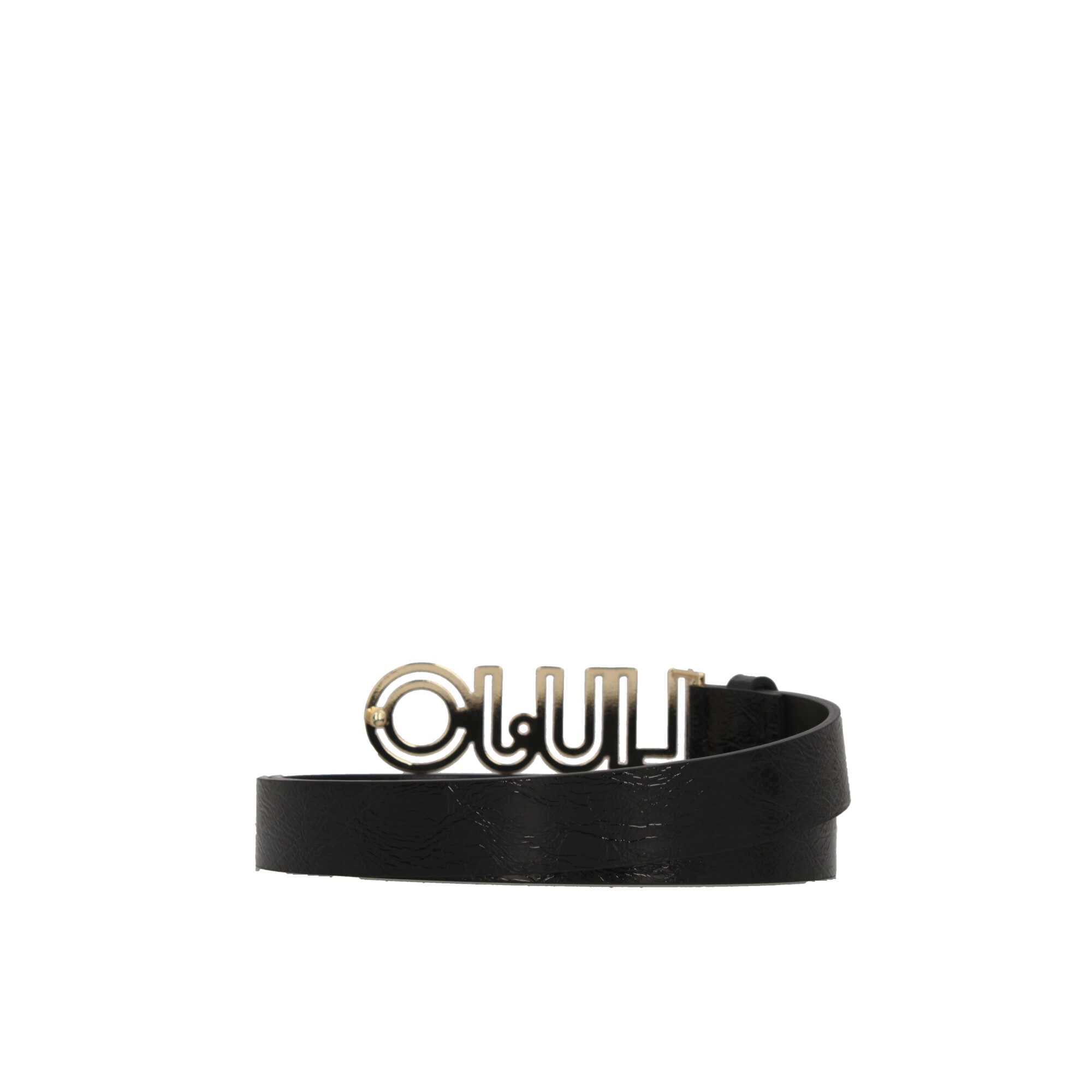 Cintura Donna Liu Jo con Fibbia Logo in Metallo Nero S | Giò Fashion