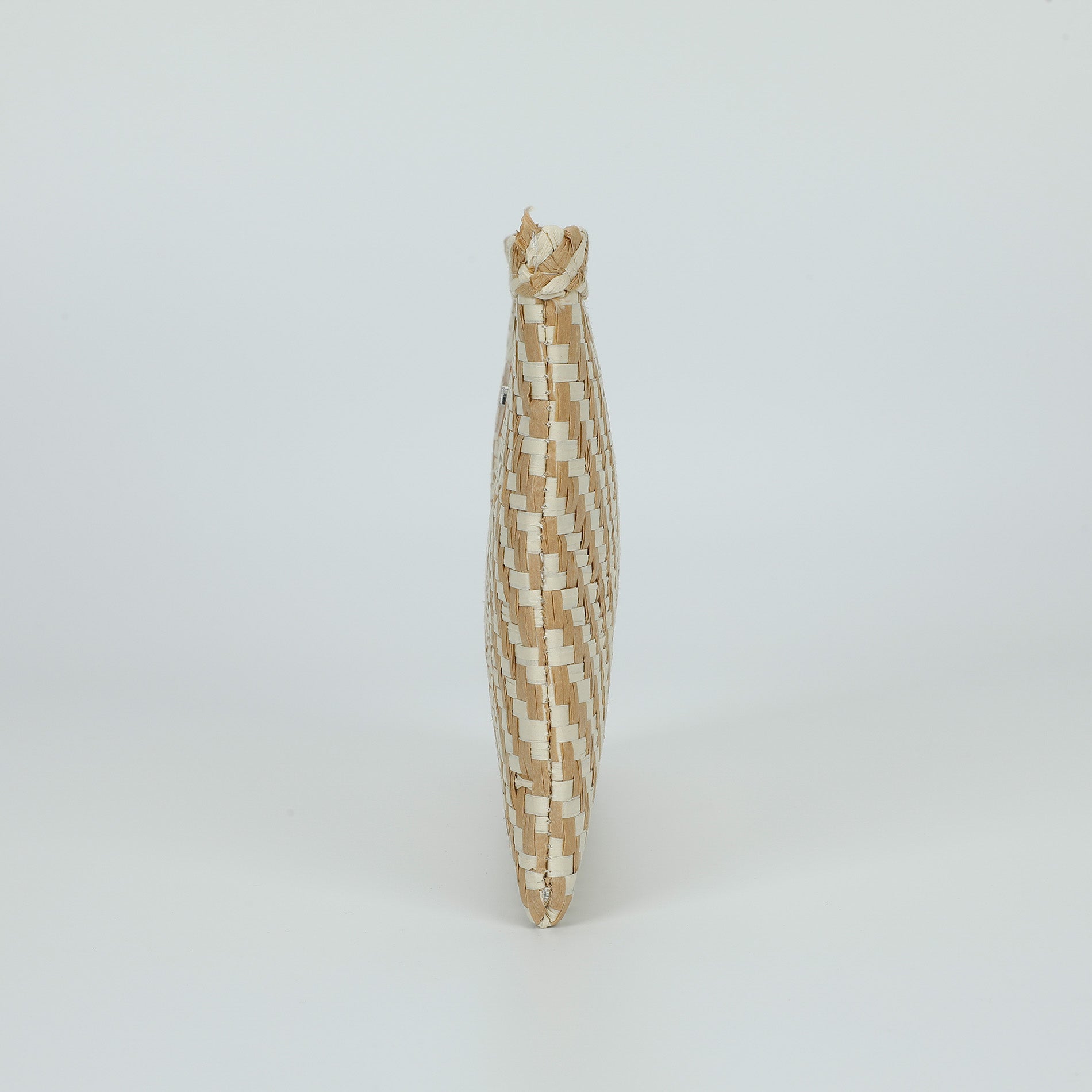 Mimi Mua pochette in paglia intrecciata