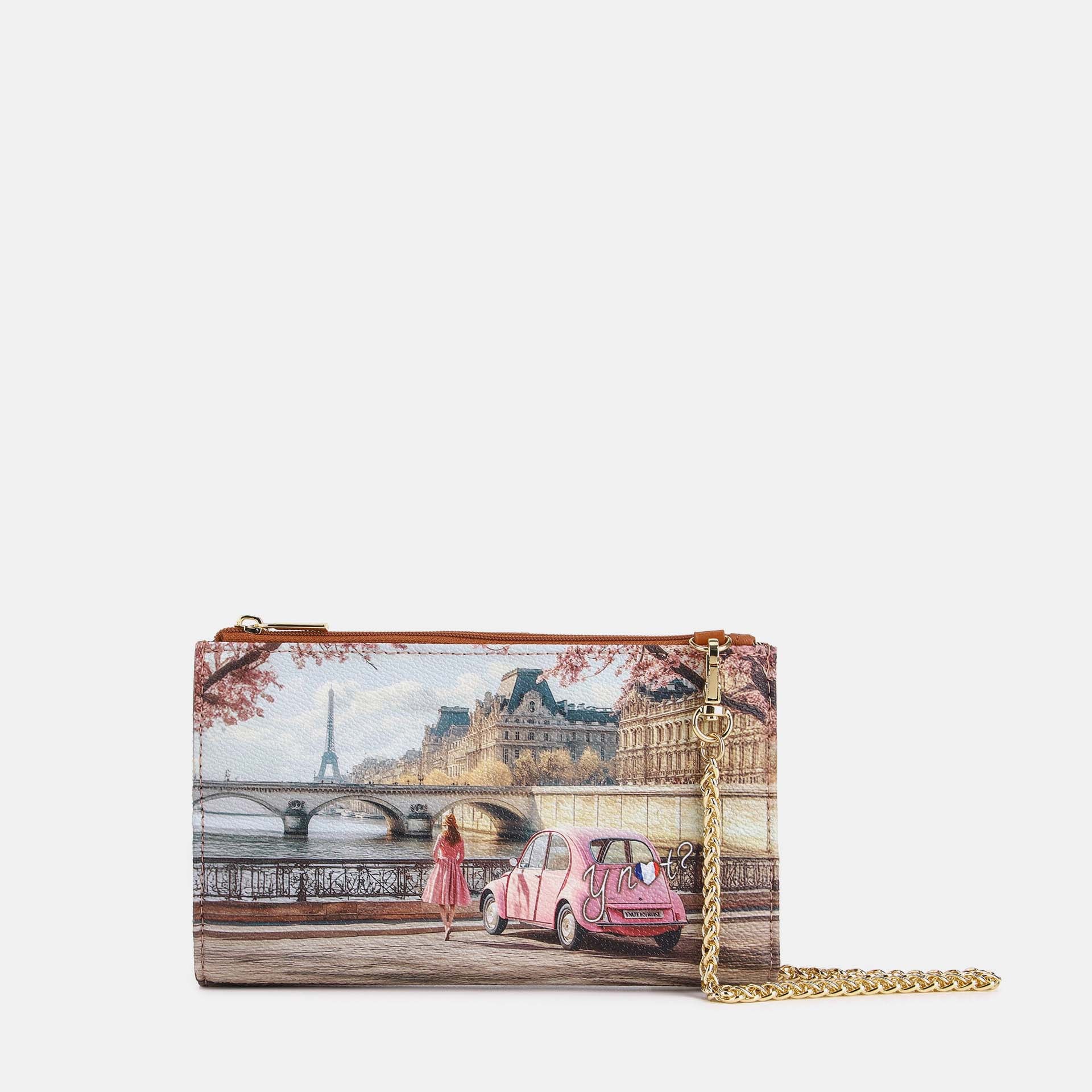 Y-Not Borsa Portafoglio YesBag Paris en Rose TU | Giò Fashion