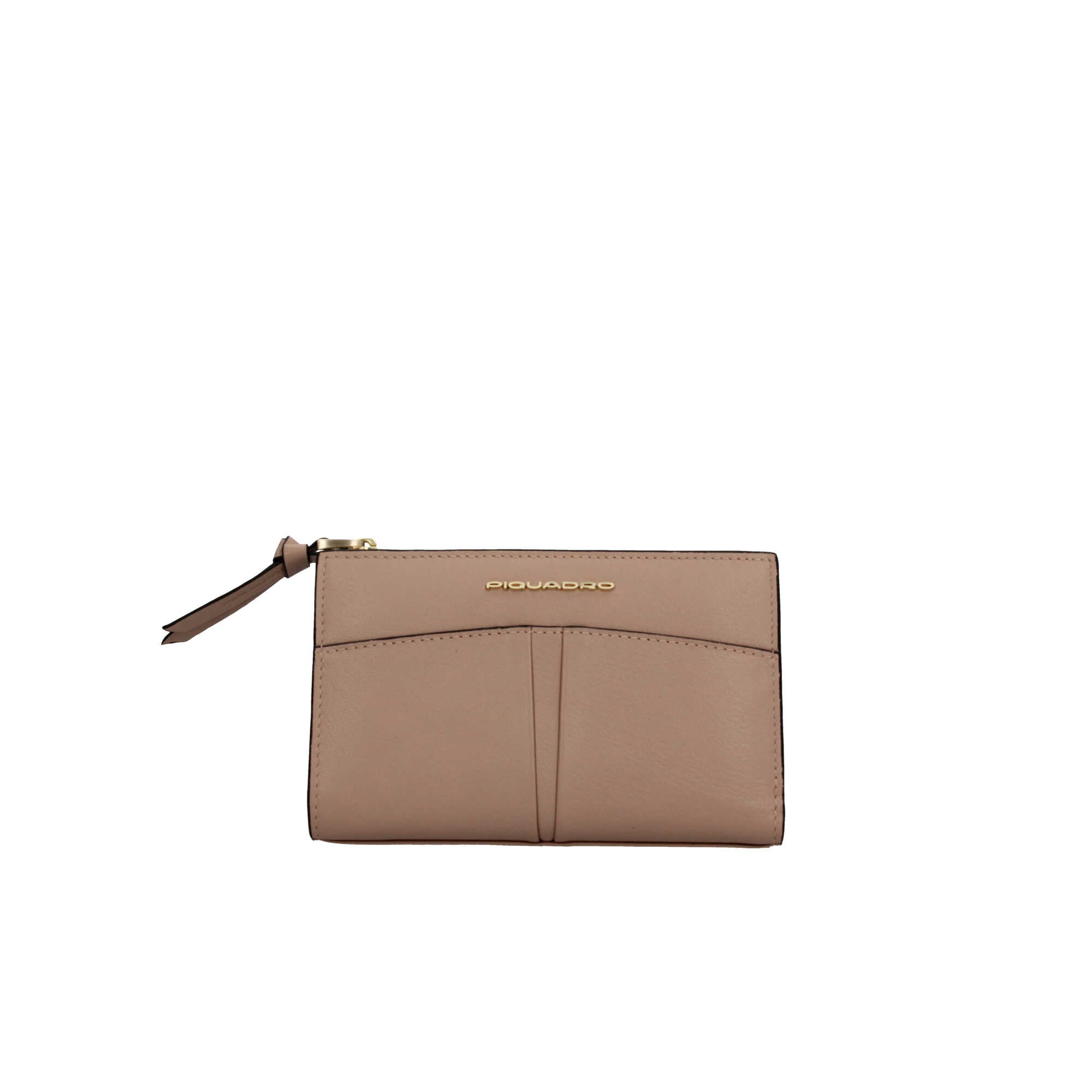 Portafoglio Piquadro piccolo in pelle con protezione RFID