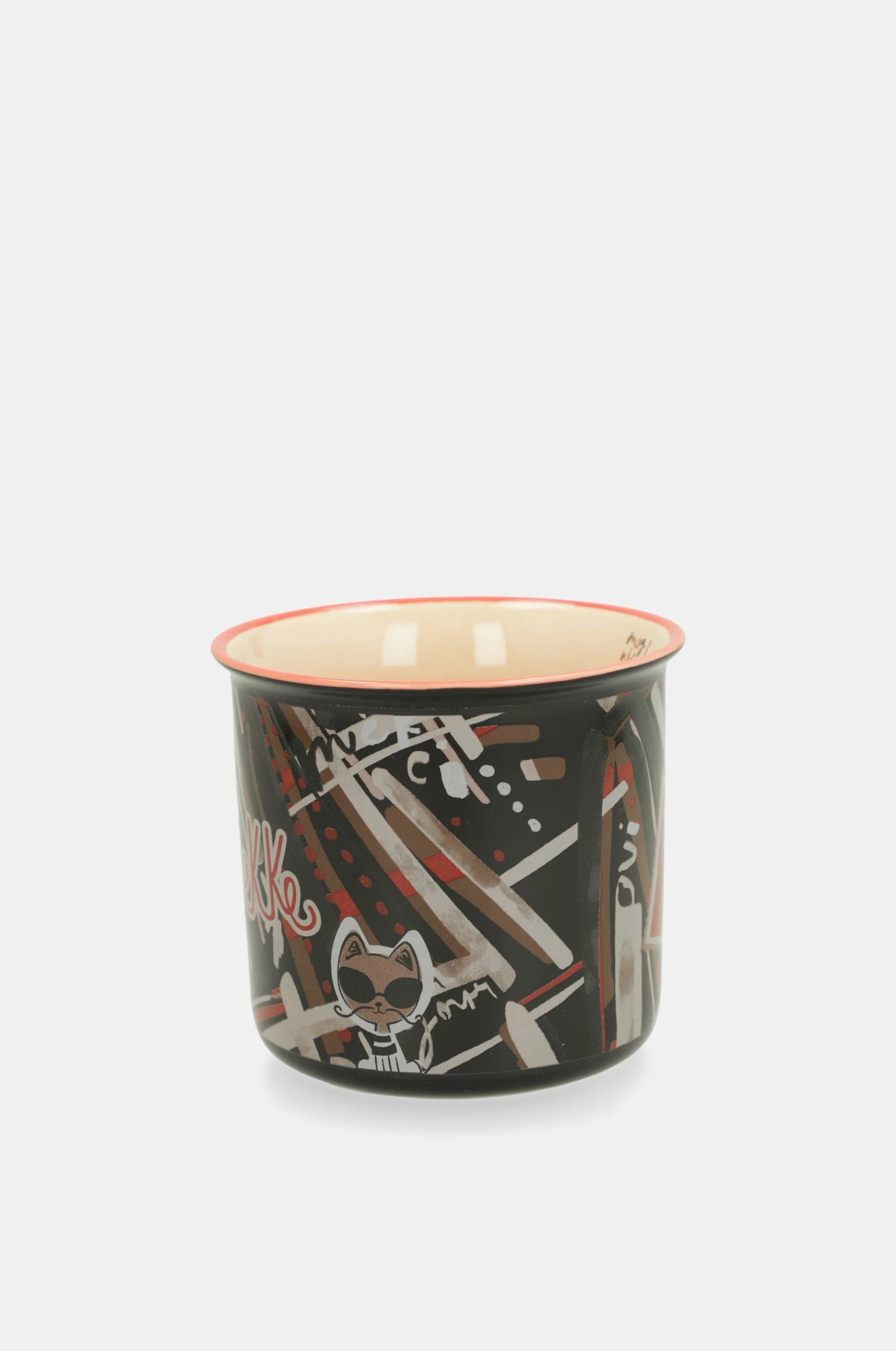 Tazza Anekke donna in ceramica con illustrazione