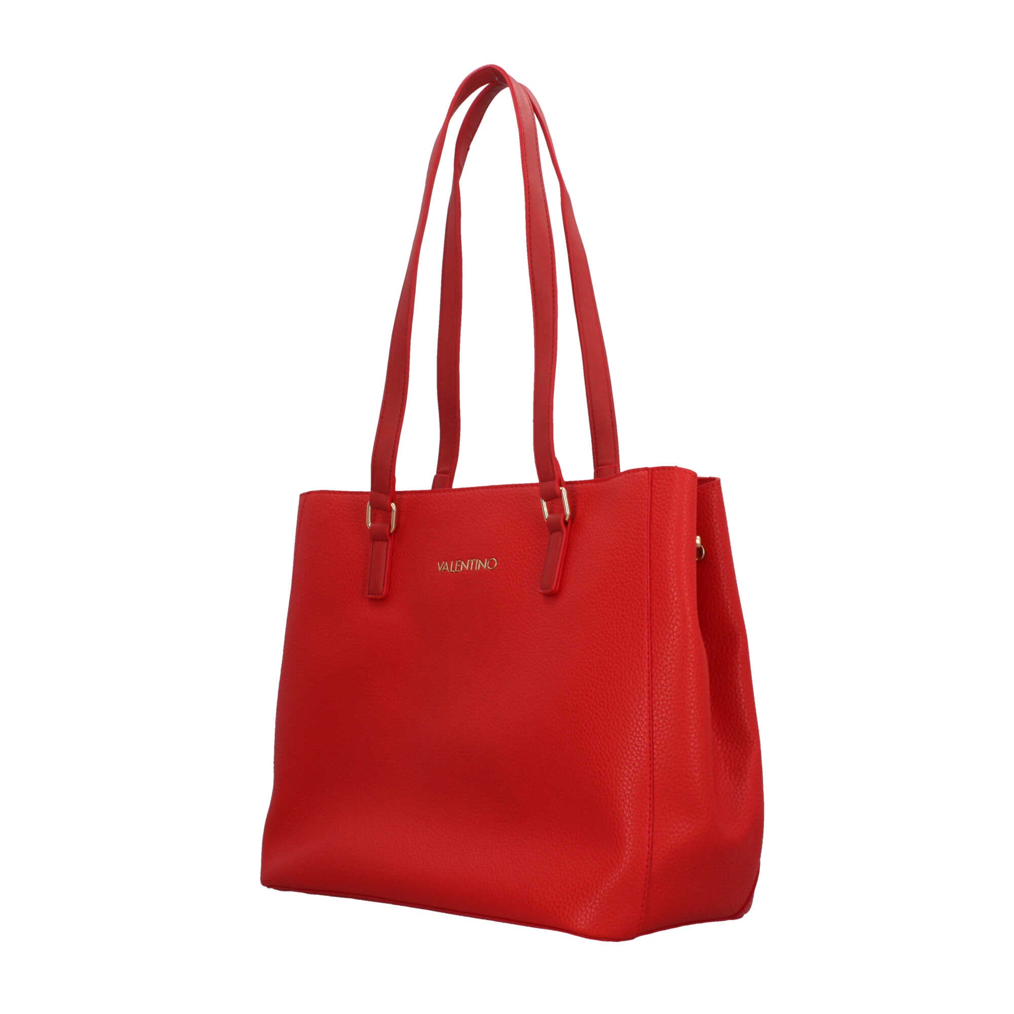 Borsa shopping Valentino con design strutturato e finitura martellata