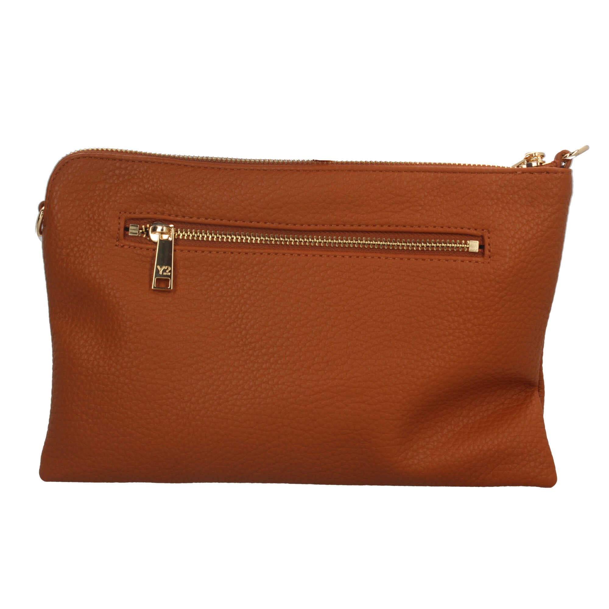 Pochette con chiusura zip e tracolla regolabile