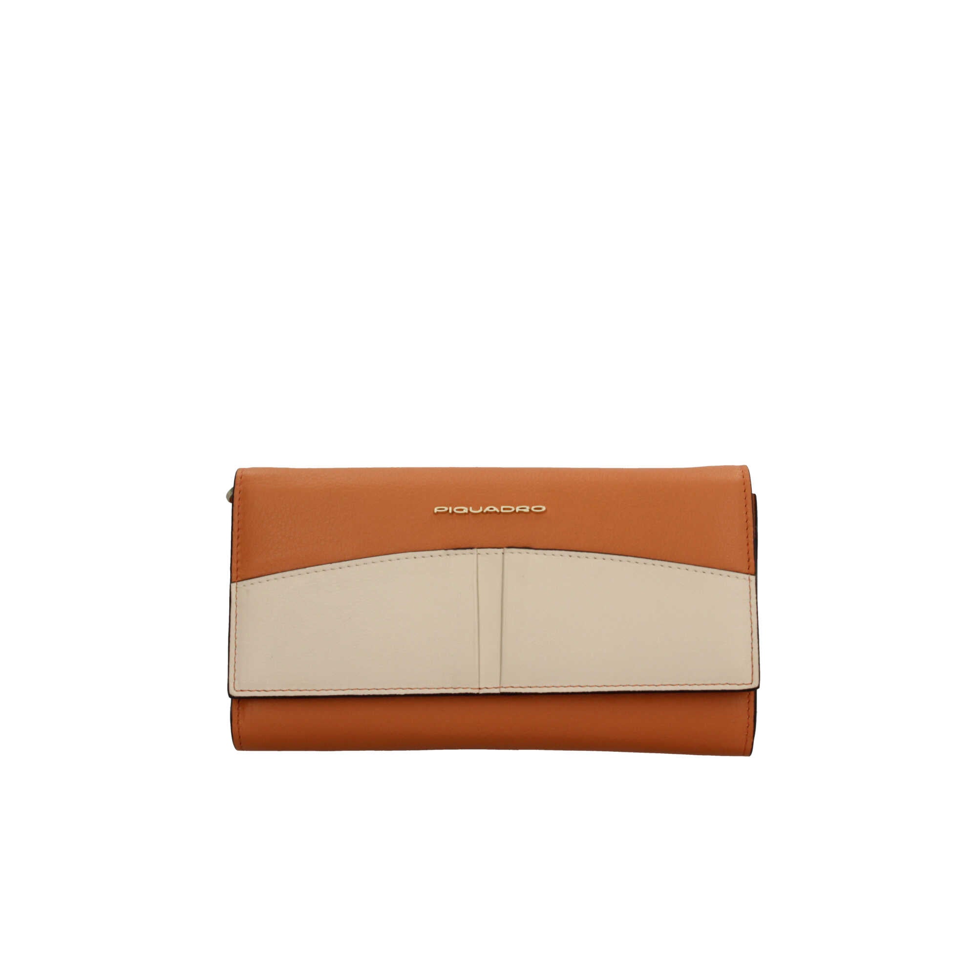Portafoglio Piquadro con tracolla in pelle e protezione RFID