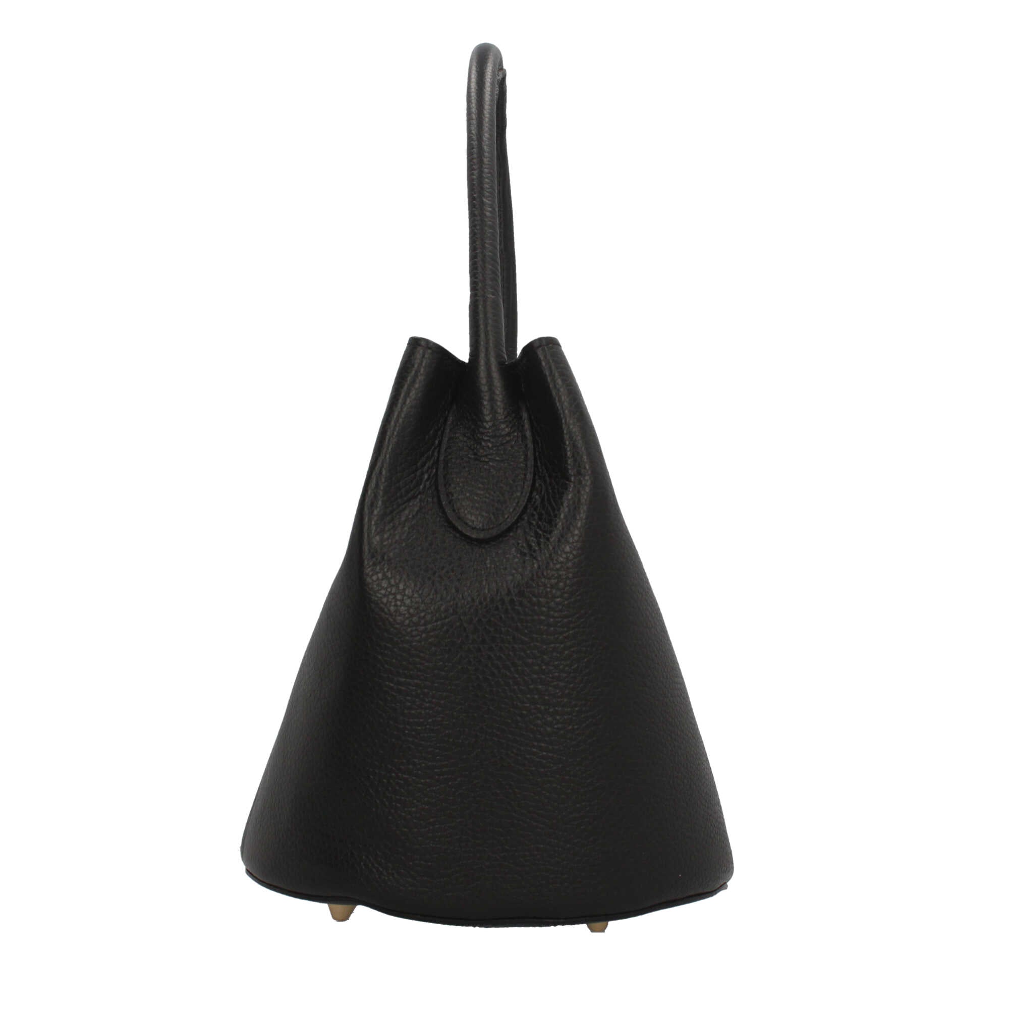 Borsa a secchiello in pelle Made in Italy