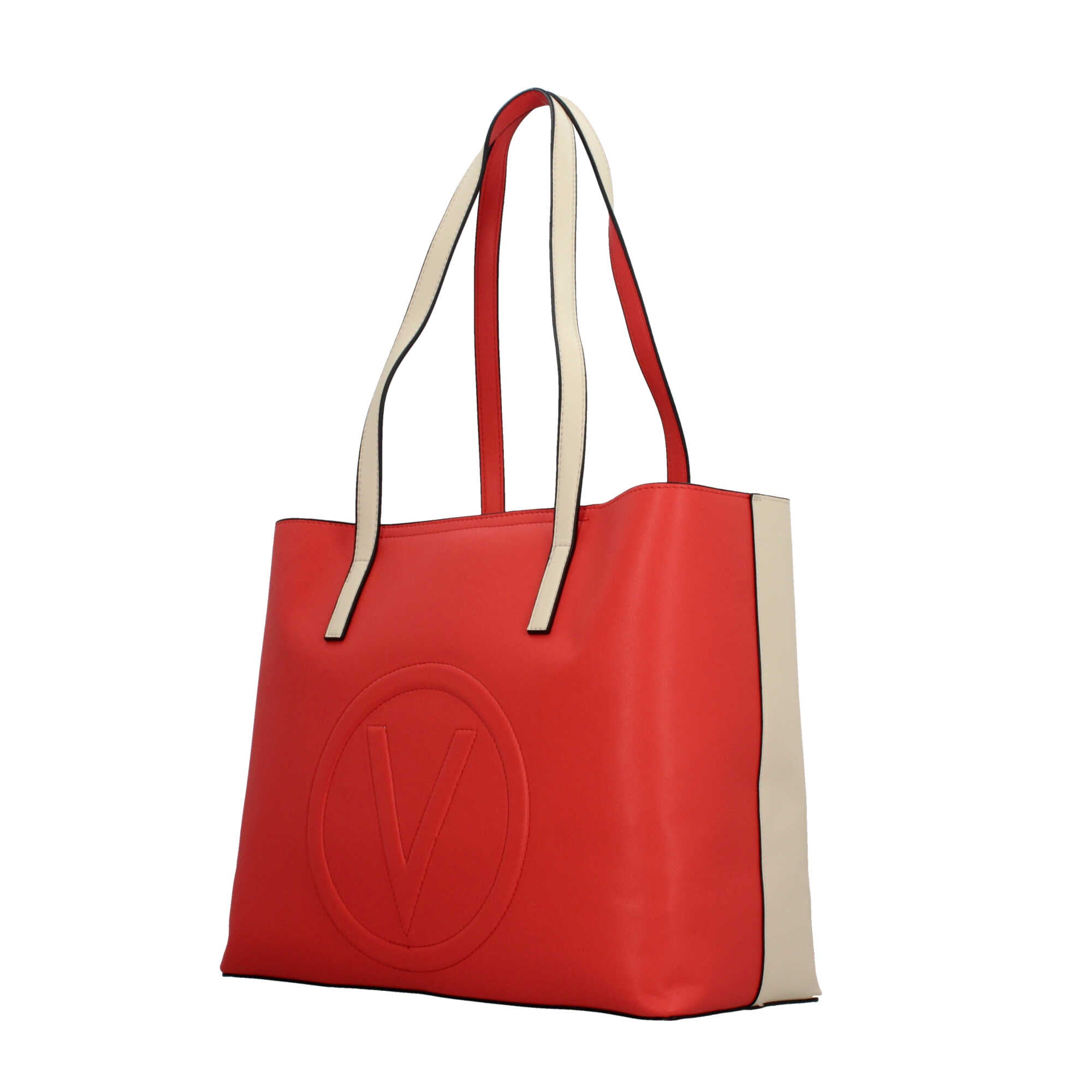 Borsa shopper Valentino con logo in rilievo e tracolla regolabile