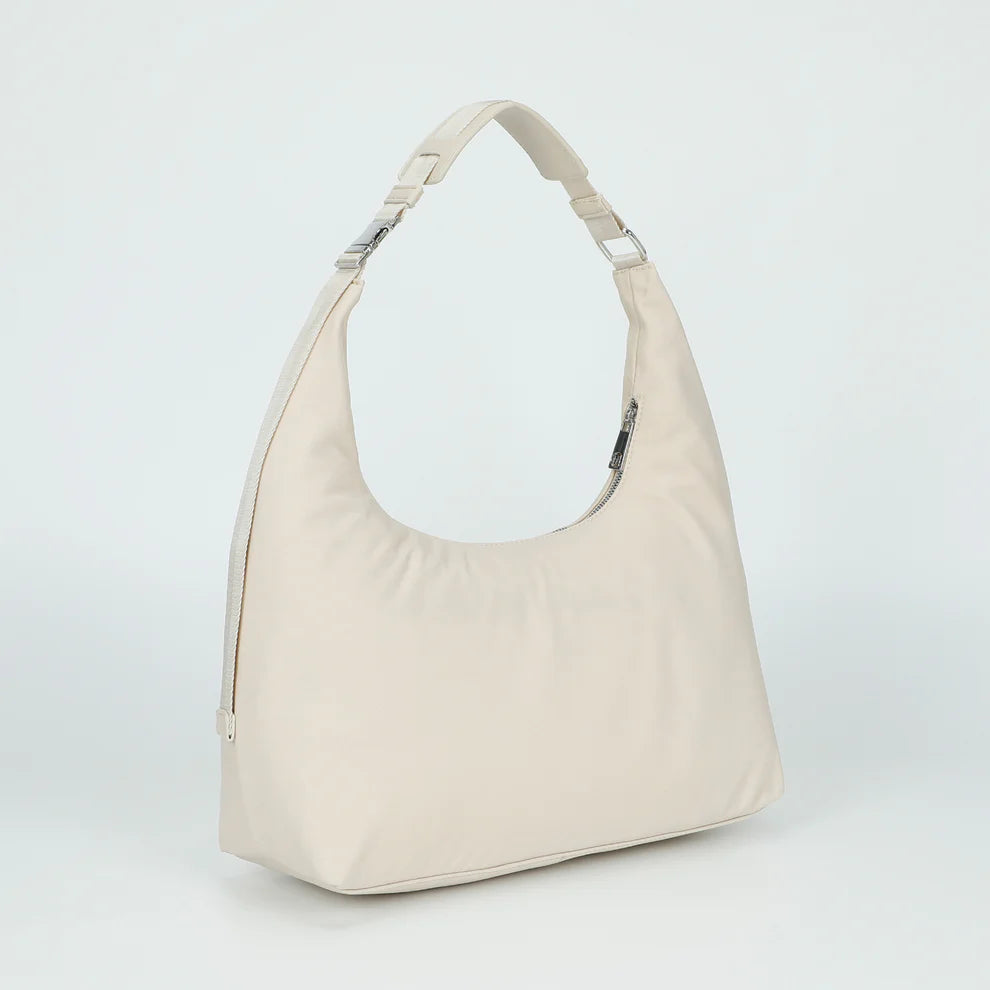 Borsa MIMI MUA a spalla con tasche frontali e manico regolabile