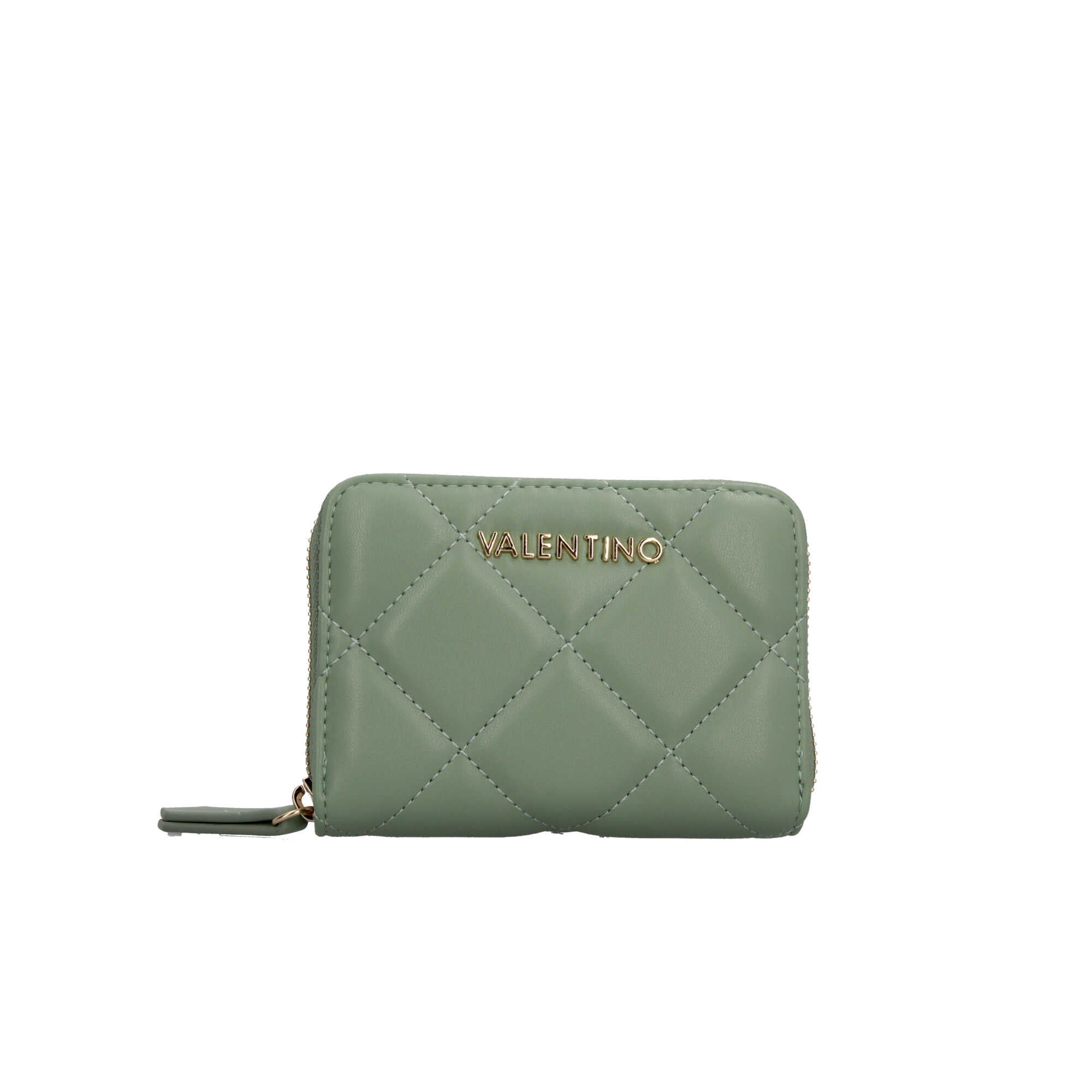 Portafoglio Valentino Ocarina con Zip e Design Trapuntato