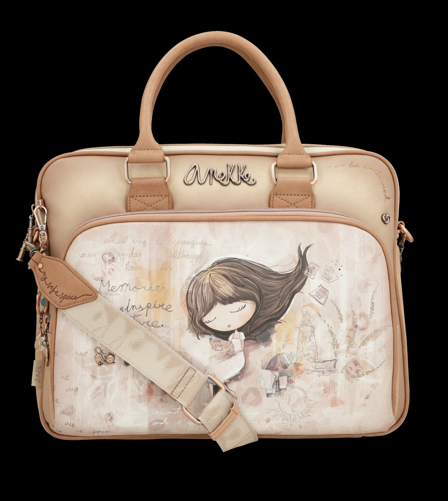 Borsa porta PC Anekke elegante e funzionale con tracolla regolabile