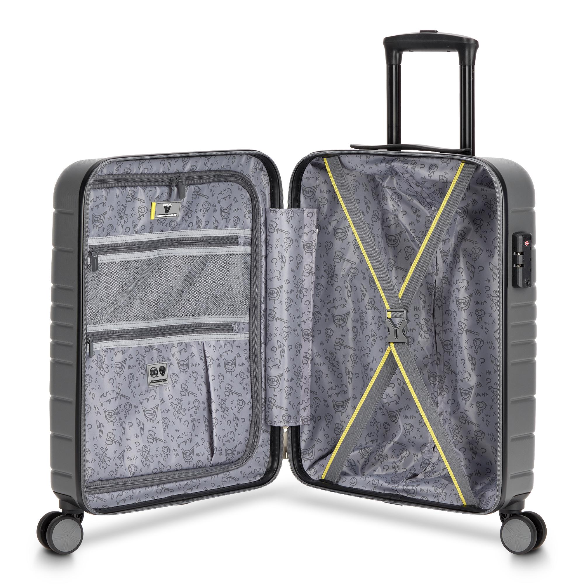 Trolley da cabina V-Project con grafica Harley Quinn e ruote pivotanti