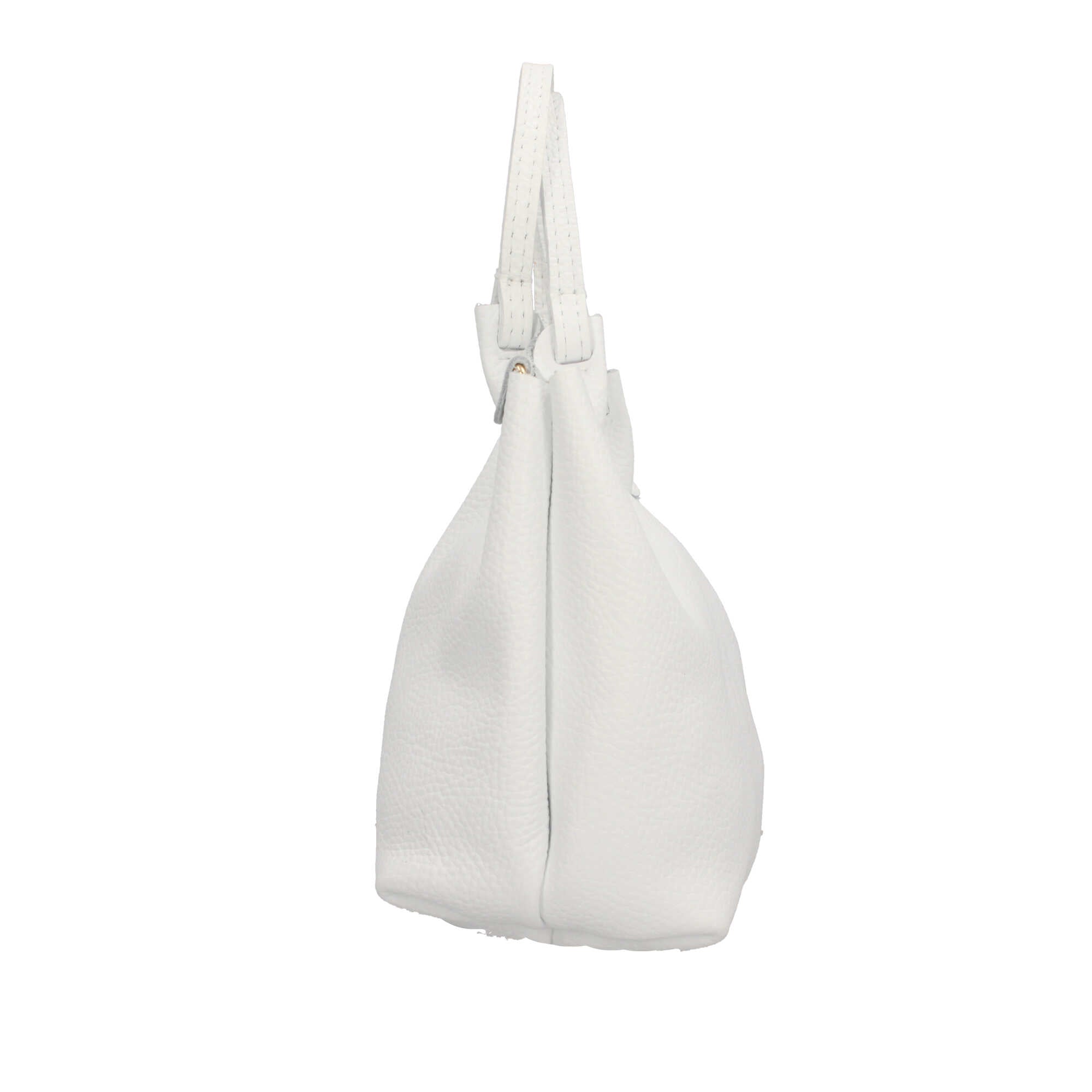 Borsa a mano in pelle martellata Made in Italy dal design versatile