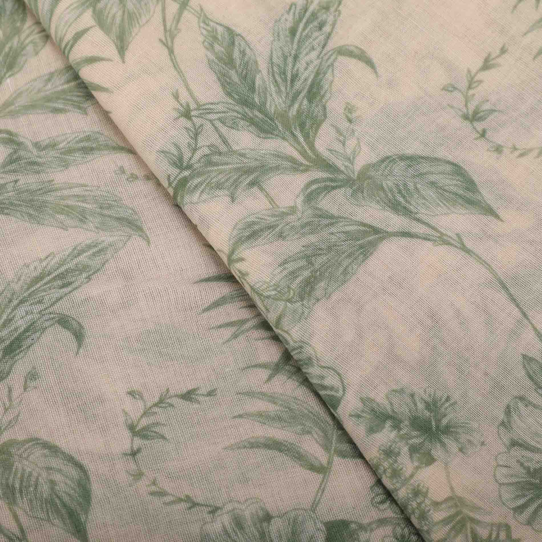 Mimi Mua foulard fantasia Toile de Jouy 180x80 cm