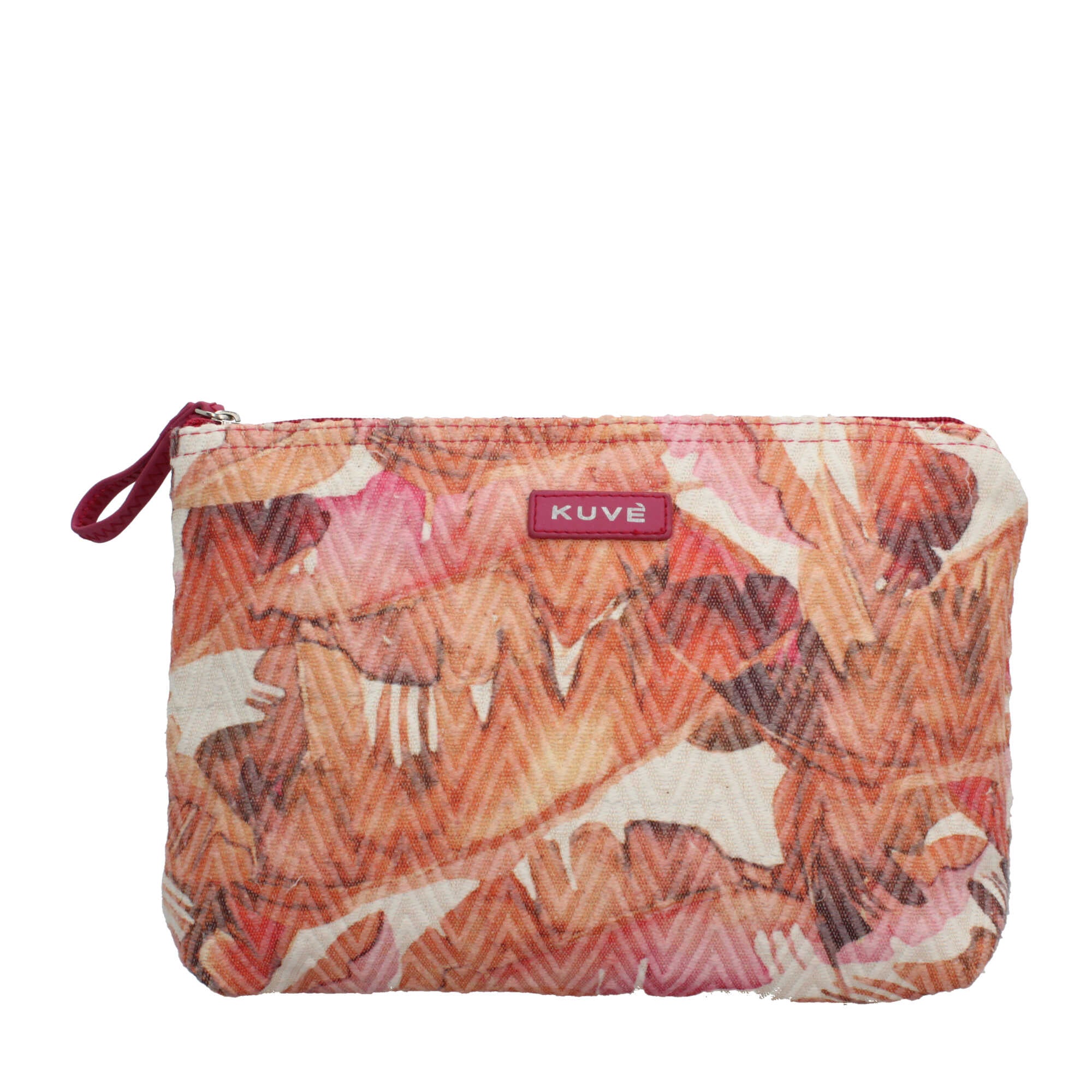 Pochette termica Kuve in tessuto fantasia tropicale