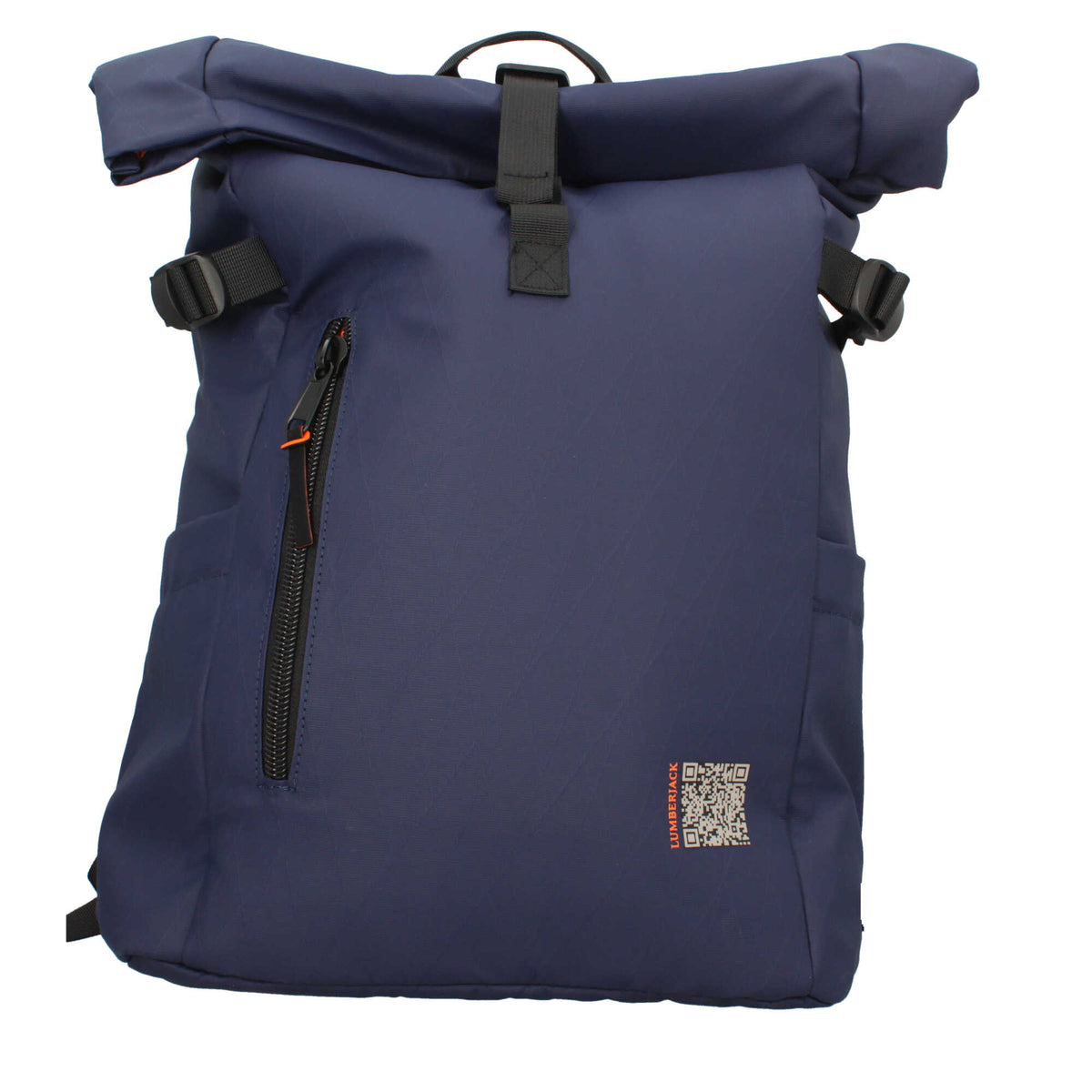 Zaino Uomo Lumberjack Roll Top con Chiusura a Gancio BLU TU | Giò Fashion