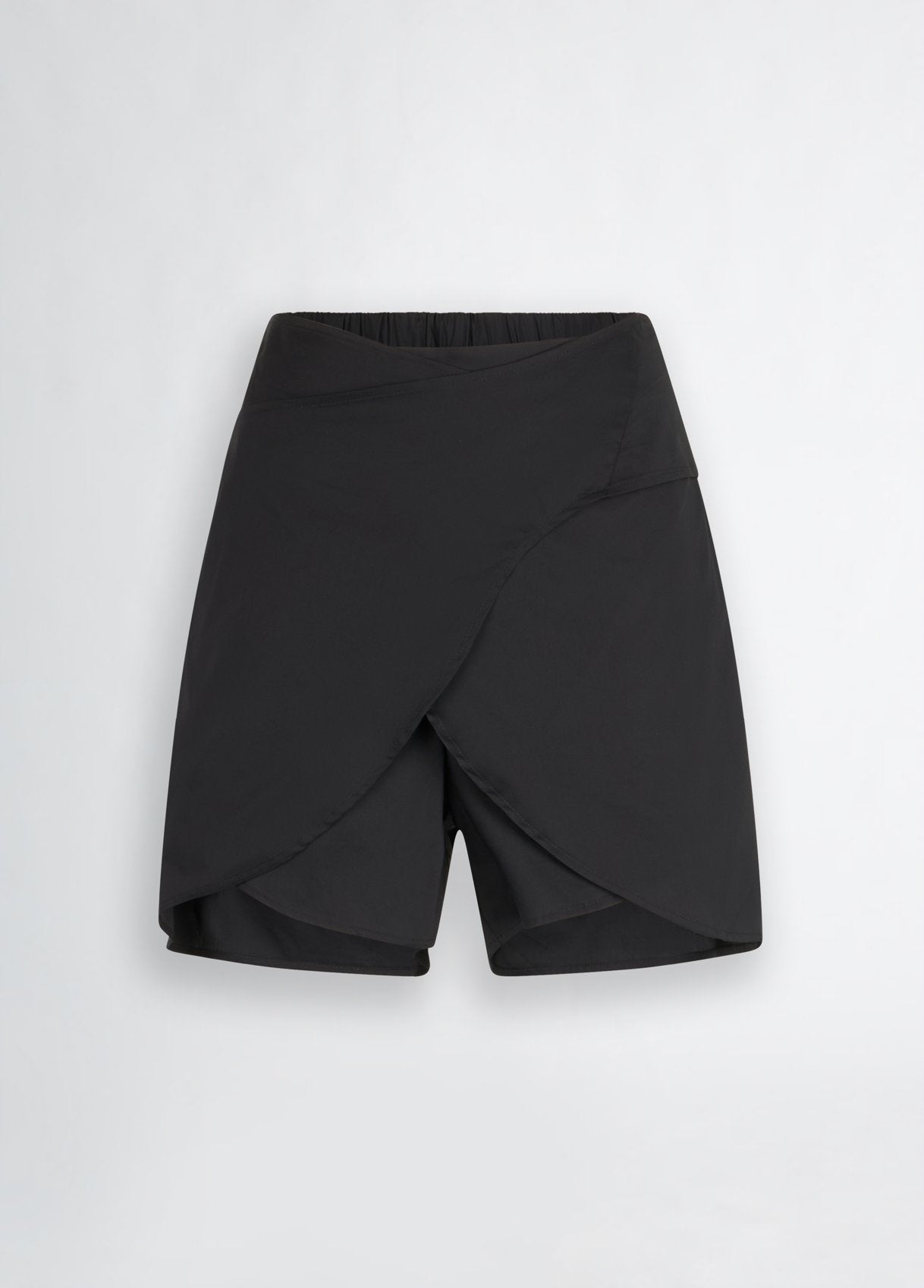 Liu Jo Short in Cotone con Fiocco Frontale Nero S | Giò Fashion