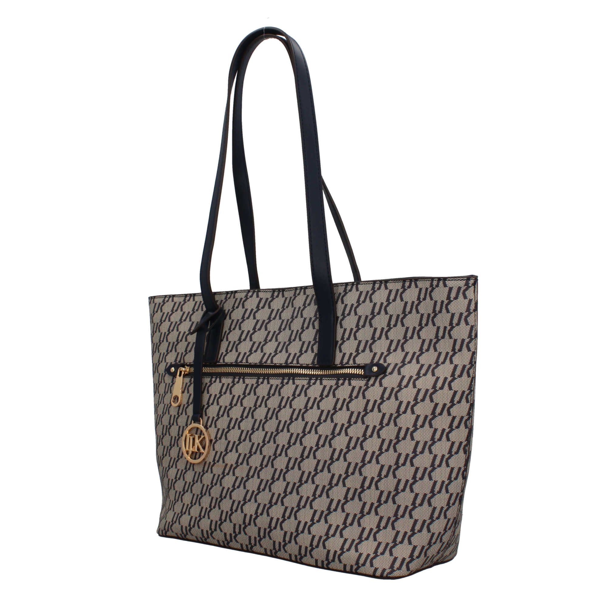 Lumberjack shopper con stampa logata BLU TU | Giò Fashion