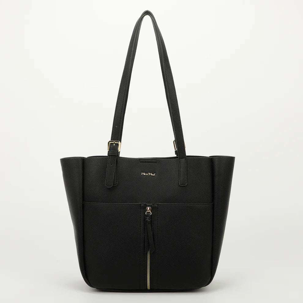 Borsa shopper con tasca frontale Mimi Mua