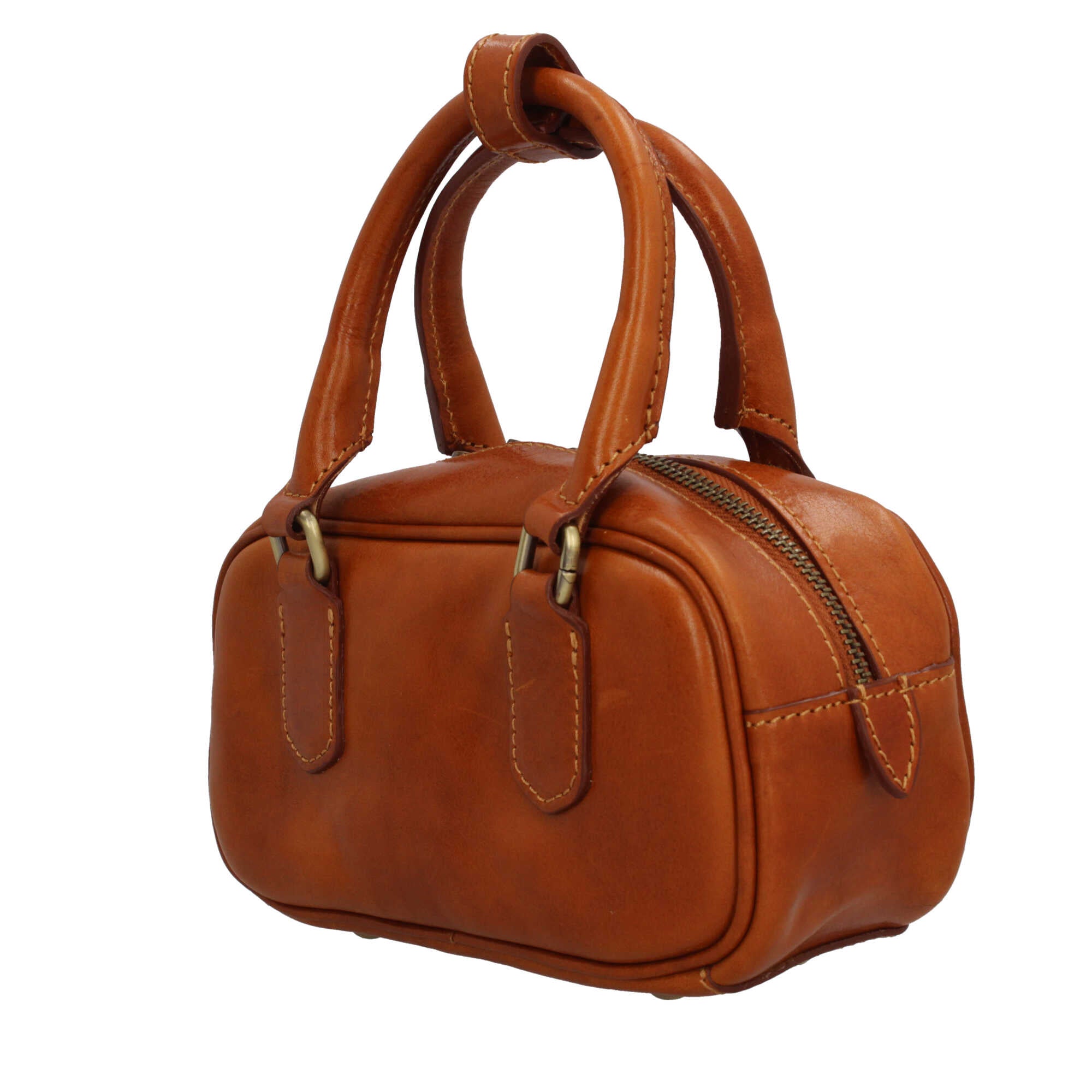 Borsa a mano in vera pelle artigianale Made in Italy