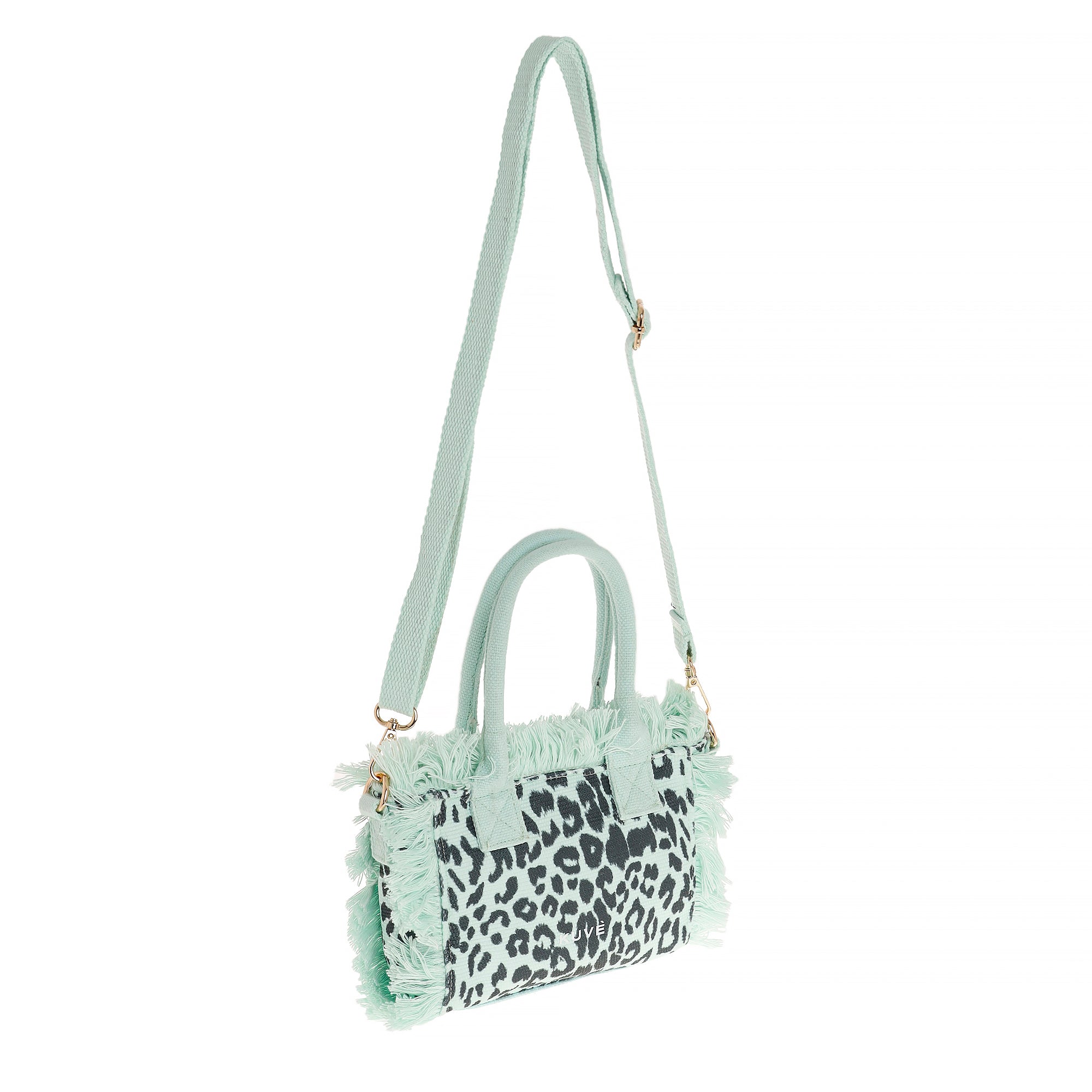 Borsa mare Kuve' Nautilius Leopard in ecopelle