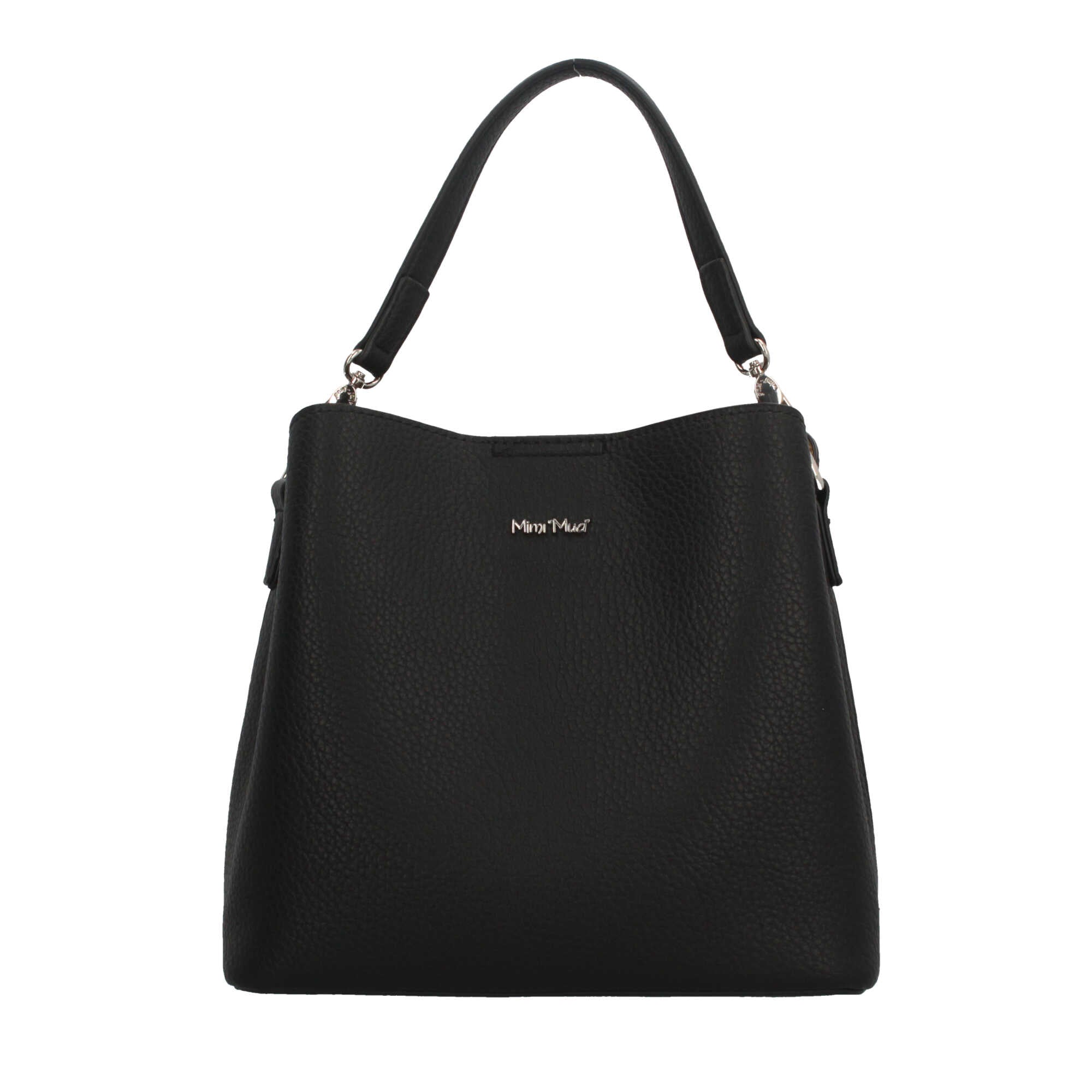 Borsa a braccio Mimìmuà con cinturino regolabile Nero TU | Giò Fashion
