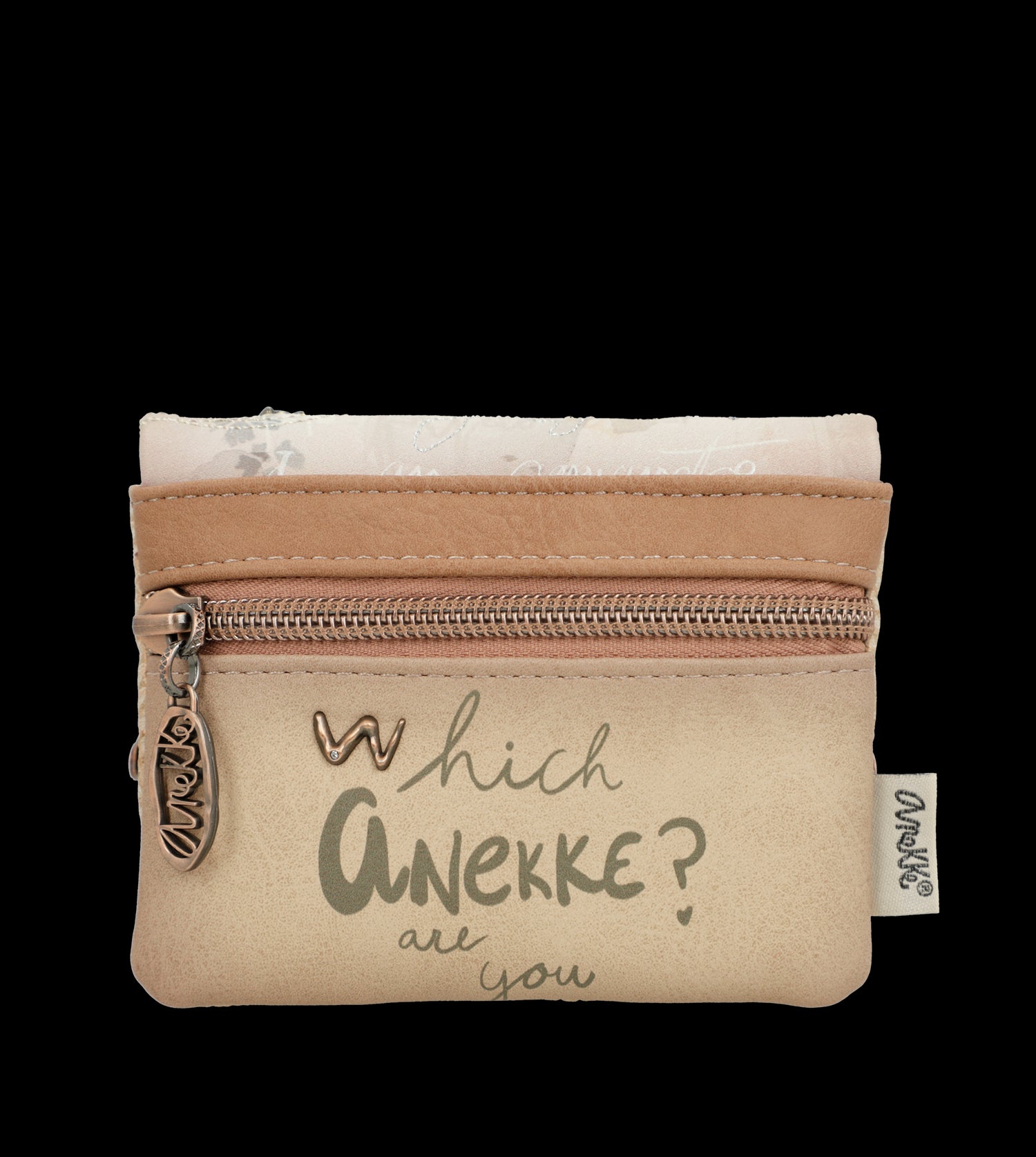 Portamonete Anekke compatto ed elegante con chiusura a patta