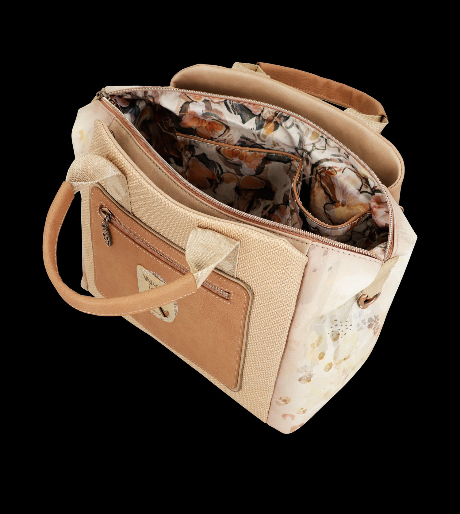 Borsa Anekke raffinata e capiente con illustrazione esclusiva