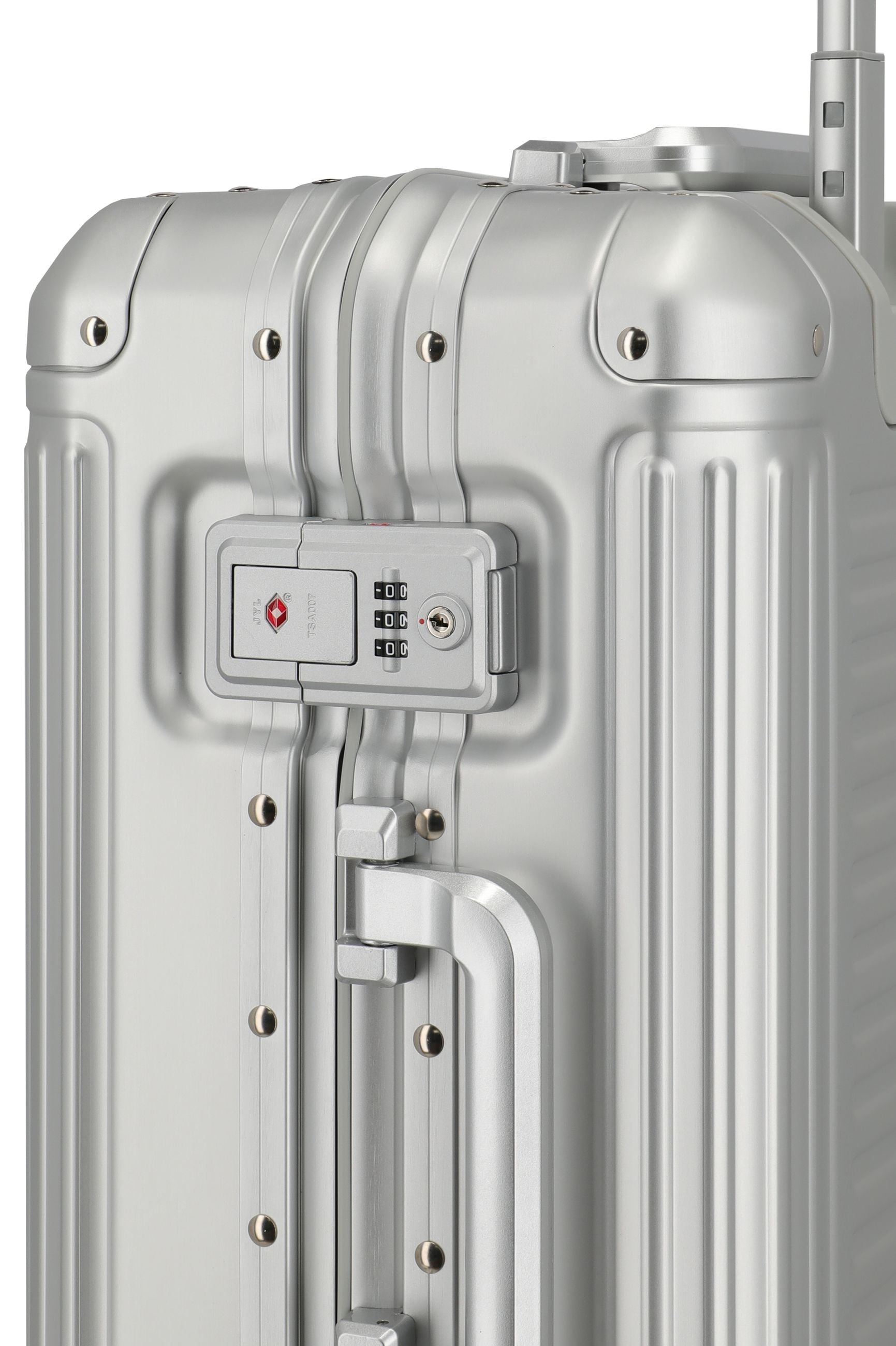 Valigia bagaglio a mano Travelite Next S in alluminio con TSA e ruote doppie