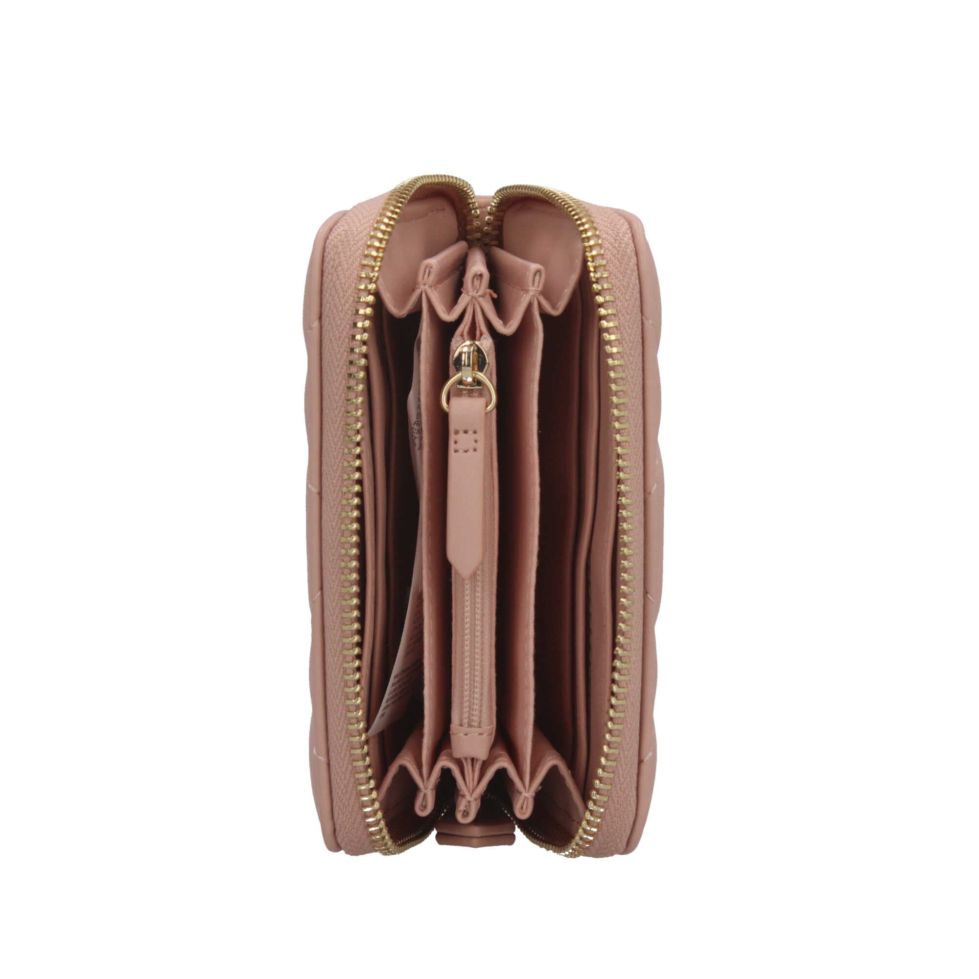 Portafoglio Valentino Ocarina con Zip e Design Trapuntato