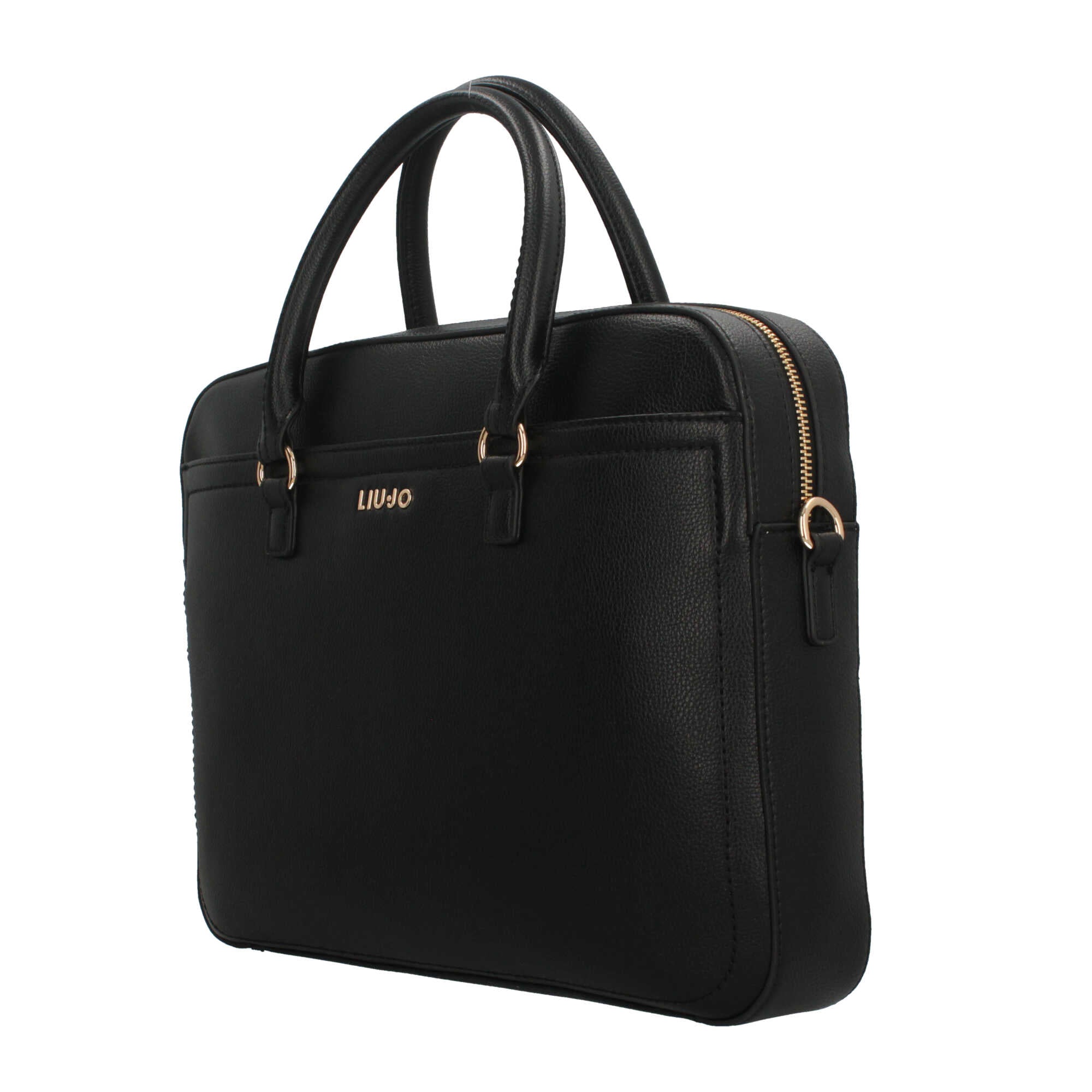 Borsa Business Liu Jo con Tracolla e Motivo Monogram Nero TU | Giò Fashion