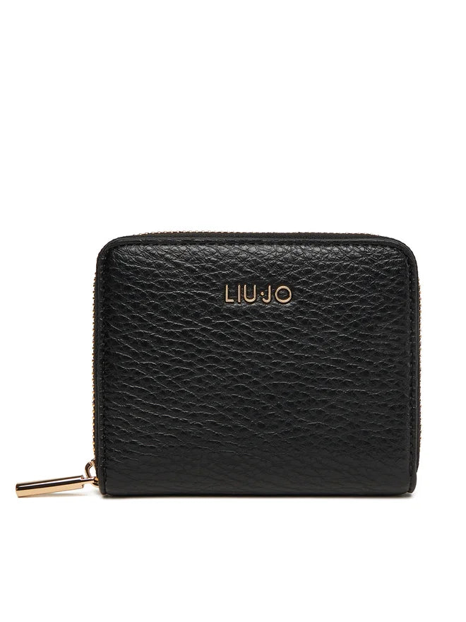 Portafoglio Liu Jo piccolo con zip around Nero TU | Giò Fashion