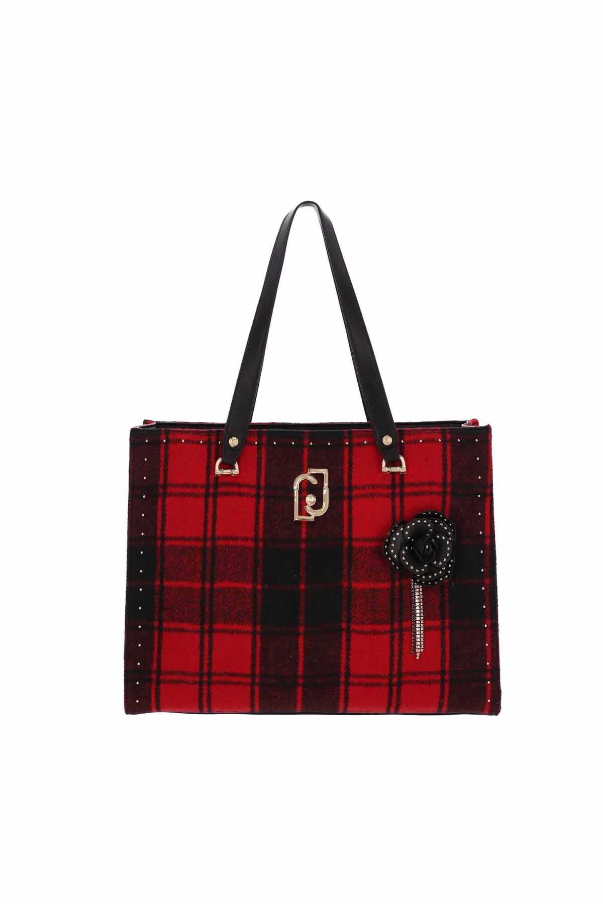 Liu Jo borsa shopper con logo e dettagli decorativi Rosso Taglia Unica | Giò Fashion