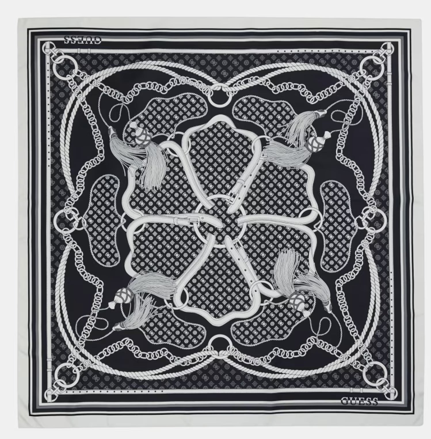 Foulard Guess Phoebe 4G con stampa catene e logo