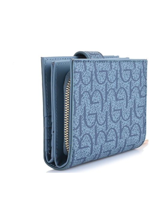 Portafoglio By Byblos con chiusura a bottone e motivo iconico BLU TU | Giò Fashion