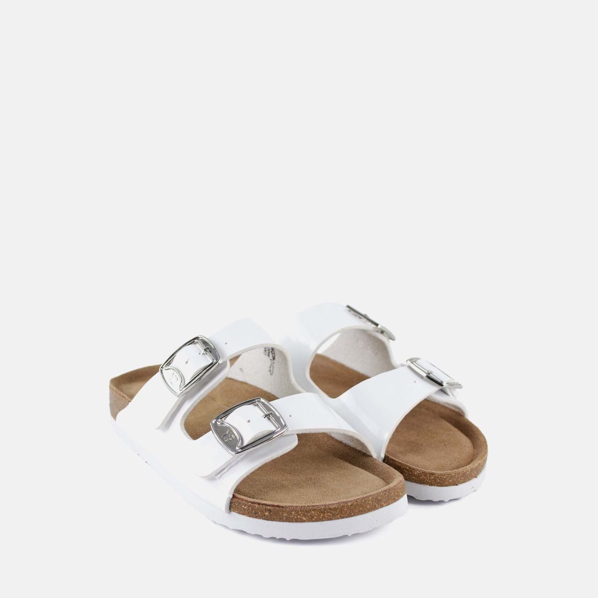 Ciabatte donna Y Not doppia fascia con fibbie regolabili stile comfort moderno Bianco 41 | Giò Fashion