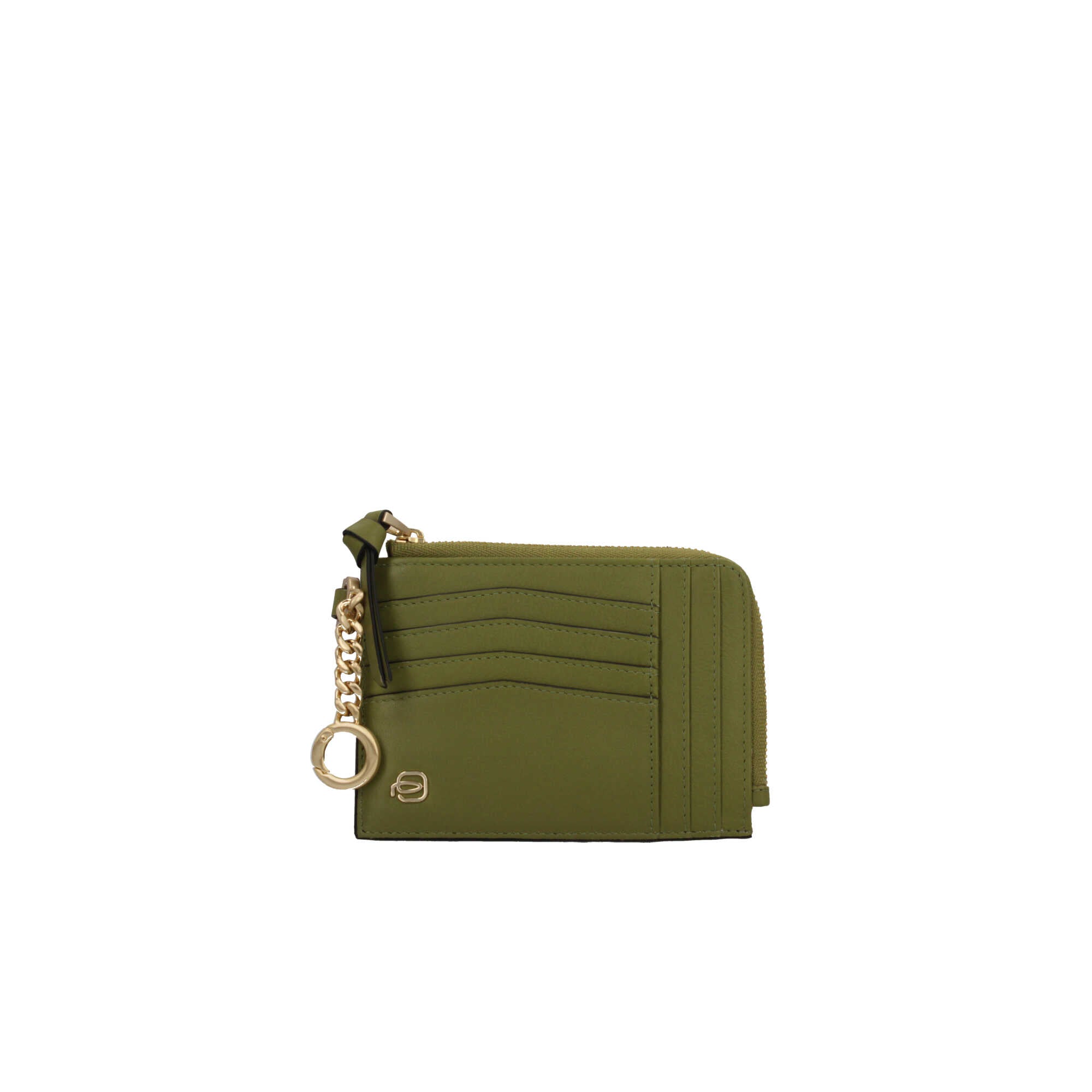 Portafoglio Piquadro piccolo in pelle con scomparti multipli e protezione RFID