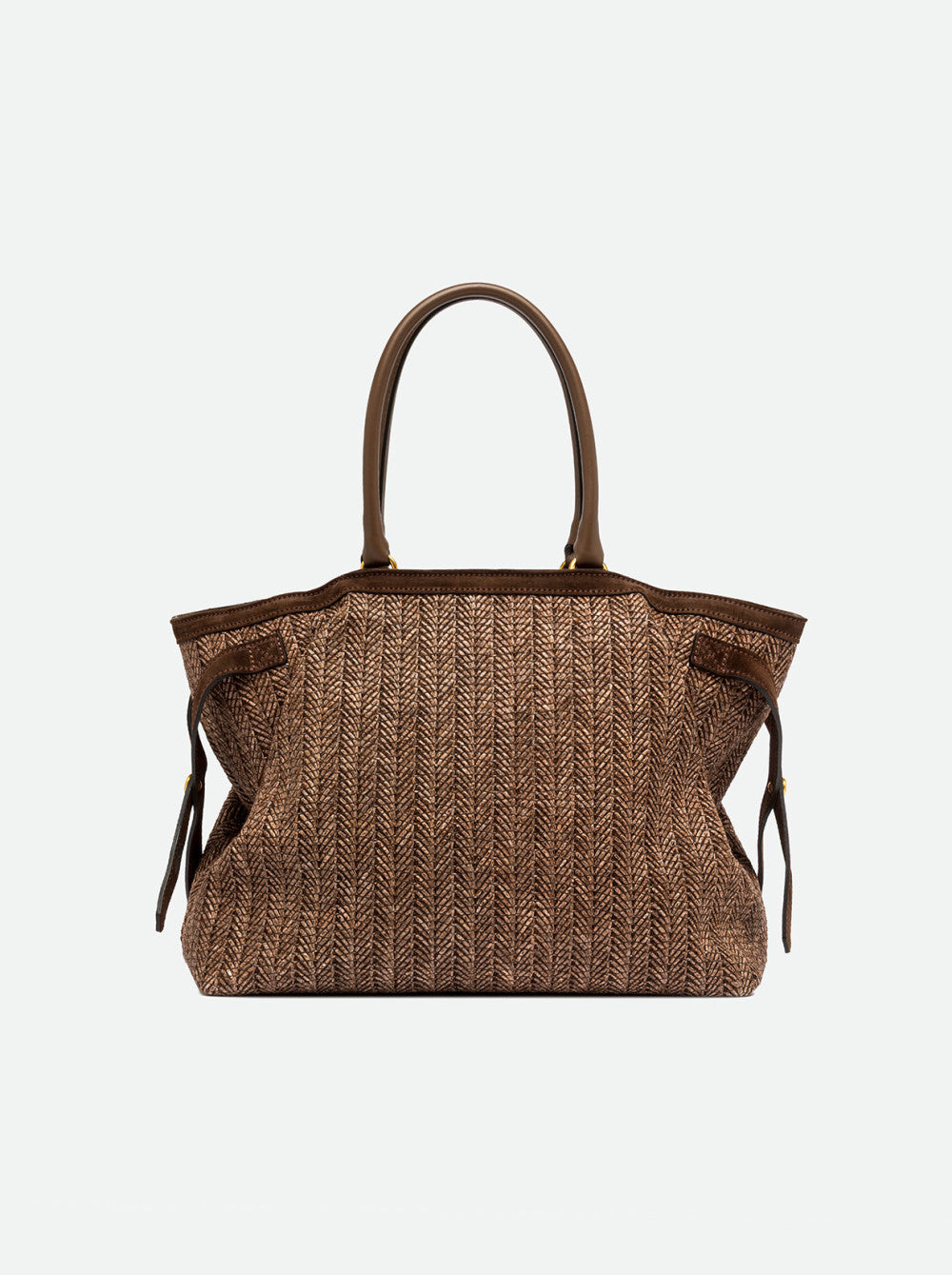 Borsa a spalla Gianni Chiarini capiente con intreccio raffinato e dettagli eleganti