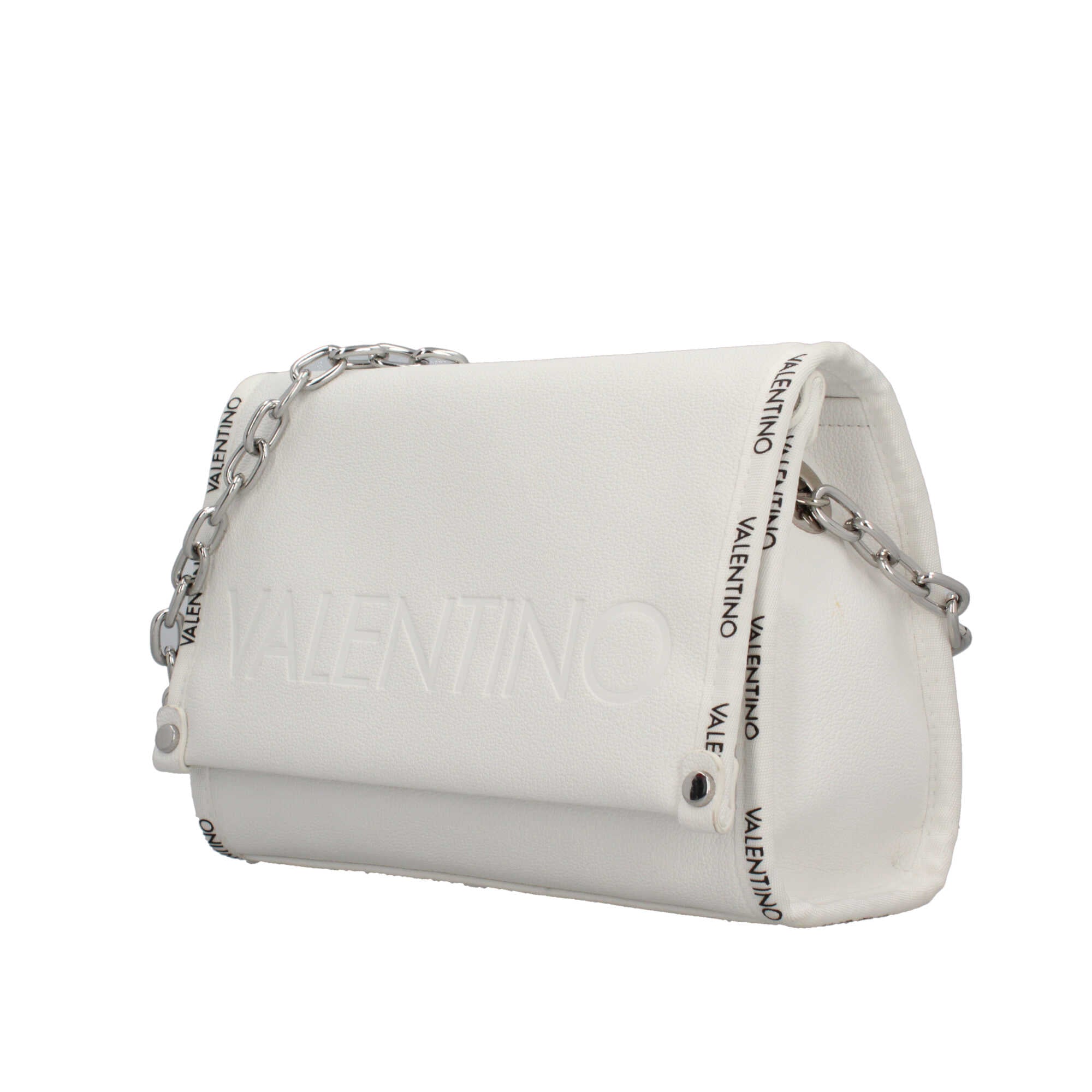 Borsa crossbody Valentino Syria con patta e tracolla regolabile Bianco TU | Giò Fashion