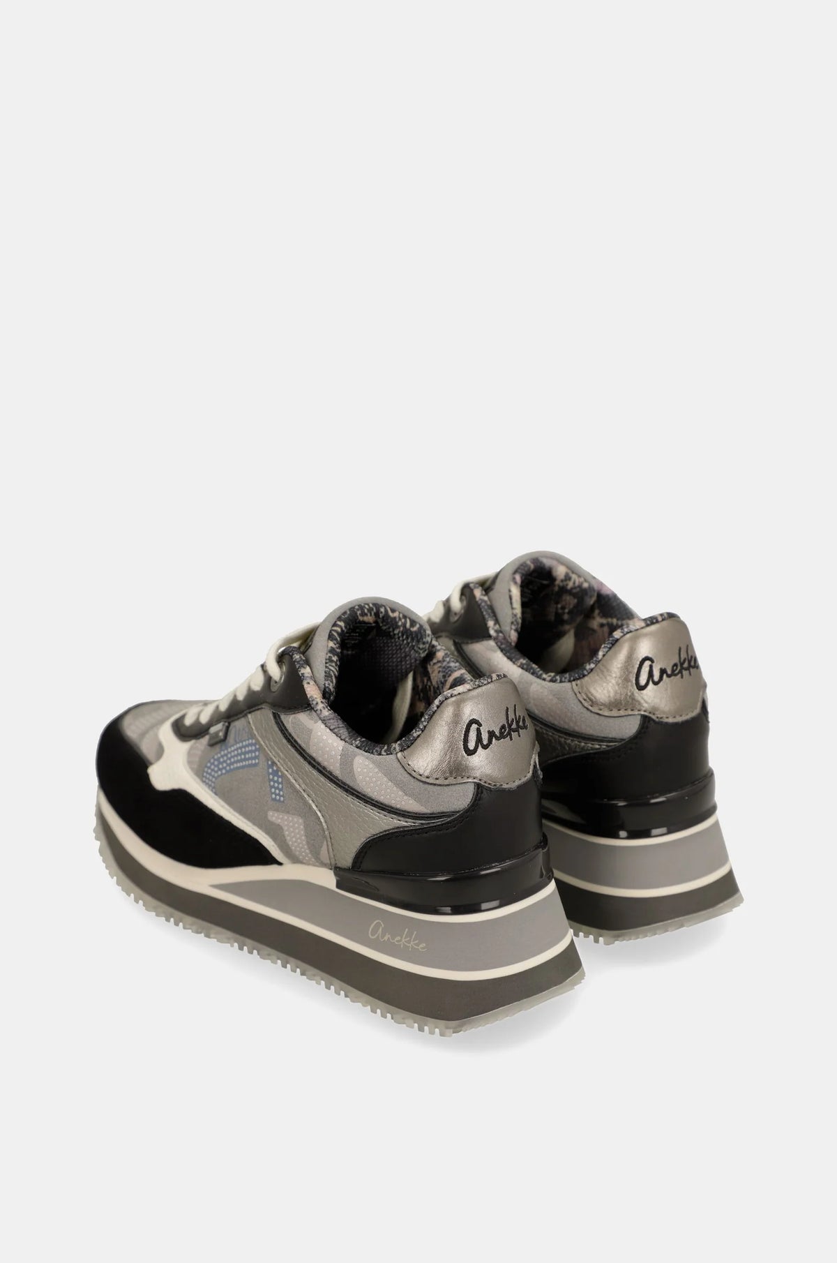 Sneakers Donna Anekke in Pelle con Dettagli Grafici