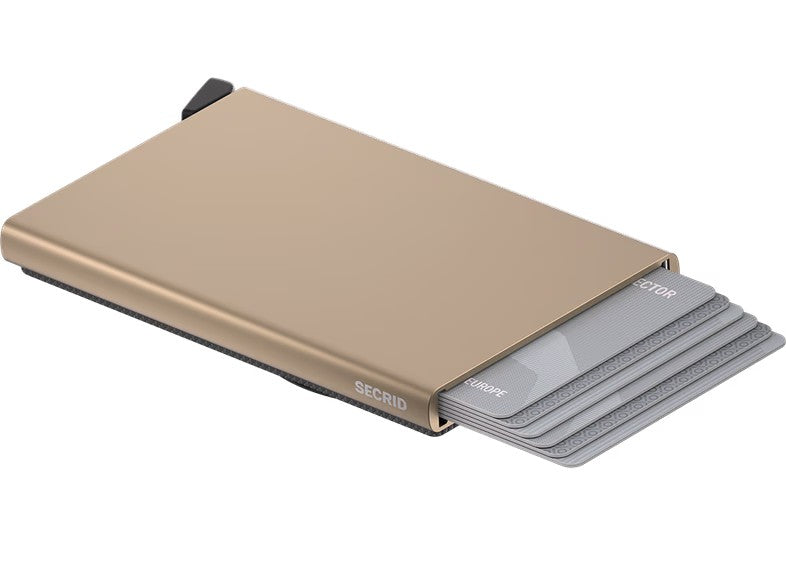 Portafoglio Secrid Miniwallet CfM Sand compatto con protezione RFID Beige TU | Giò Fashion