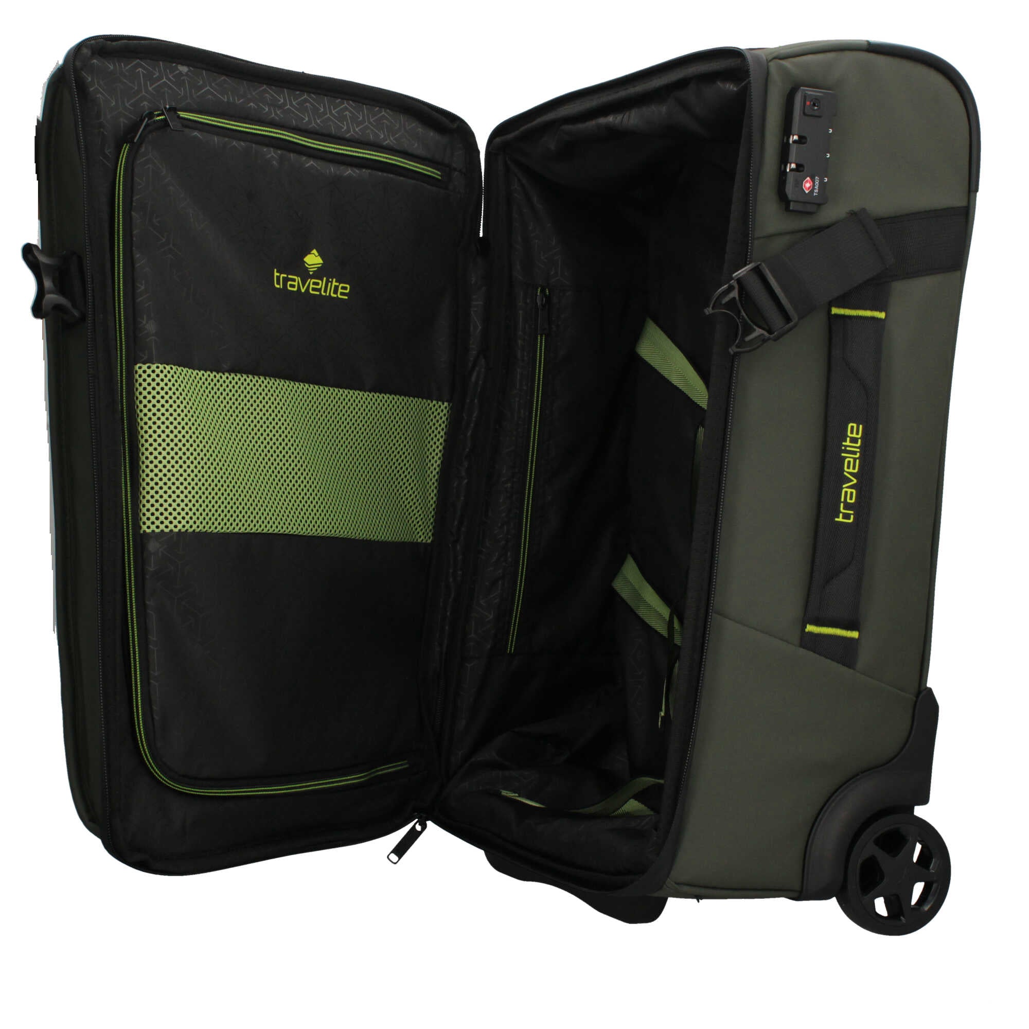 Trolley Travelite Morbido con Tasche e Ruote Silenziose