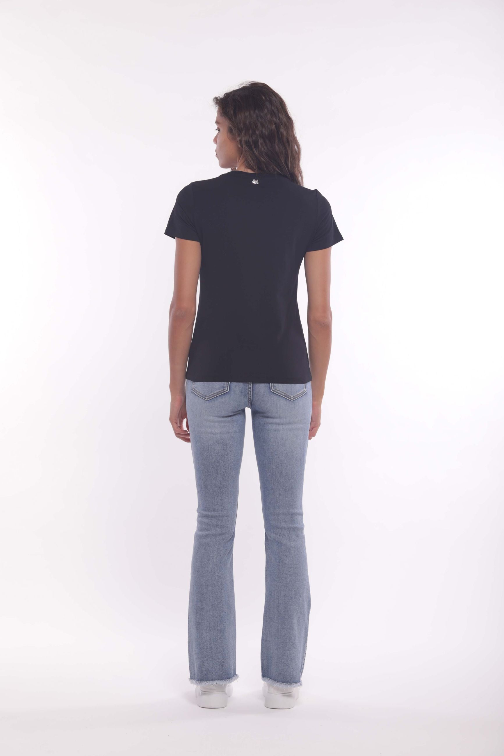 Minimua T-shirt Fierce & Sweet con Fiocco e Strass