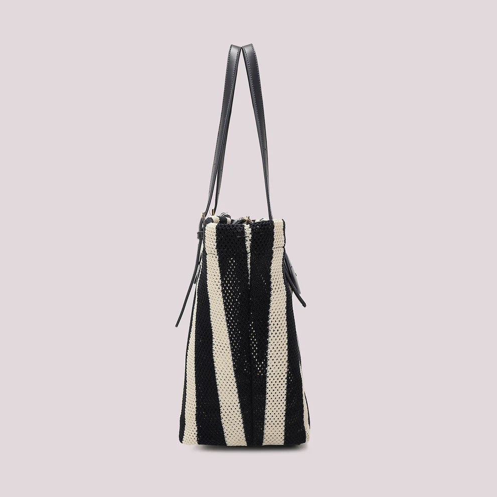 Borsa Shopping Donna Mimi Mua Intrecciata con Doppi Manici