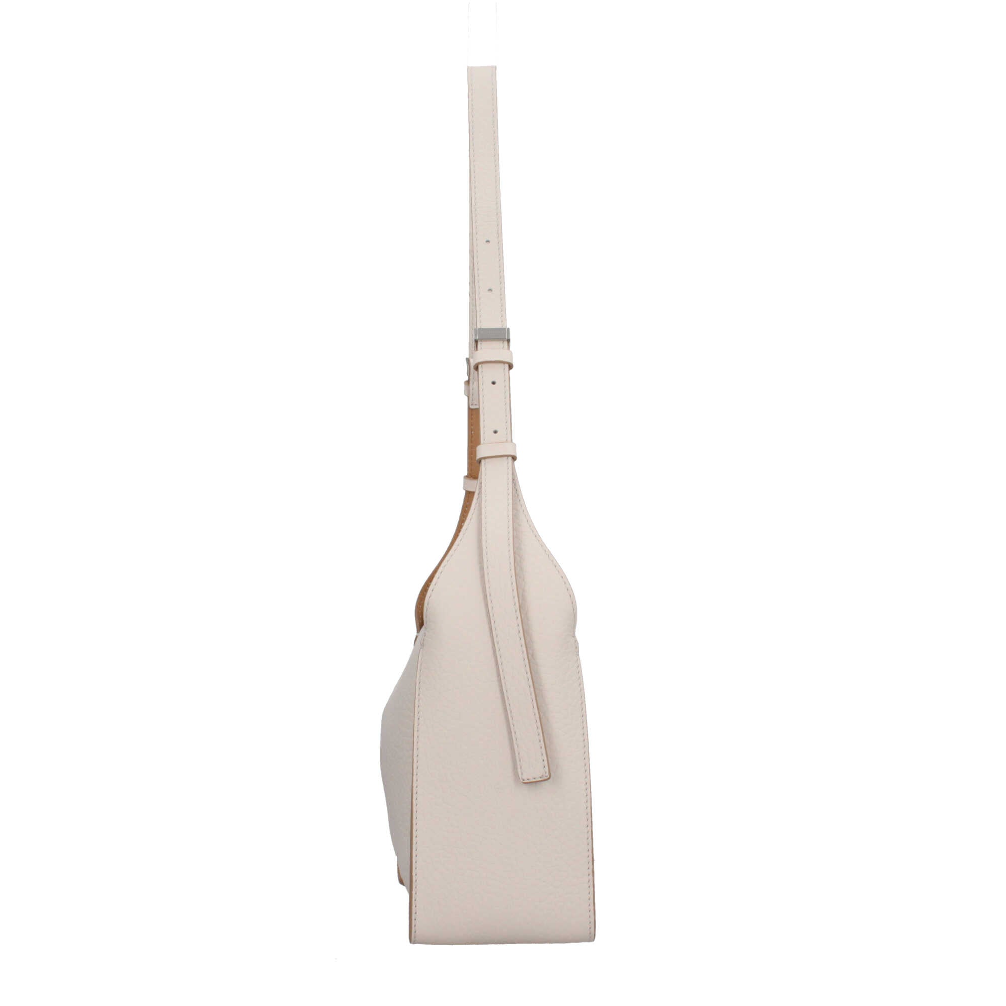 Gianni Chiarini Penelope borsa a tracolla in pelle double grana maxi con chiusura a calamita