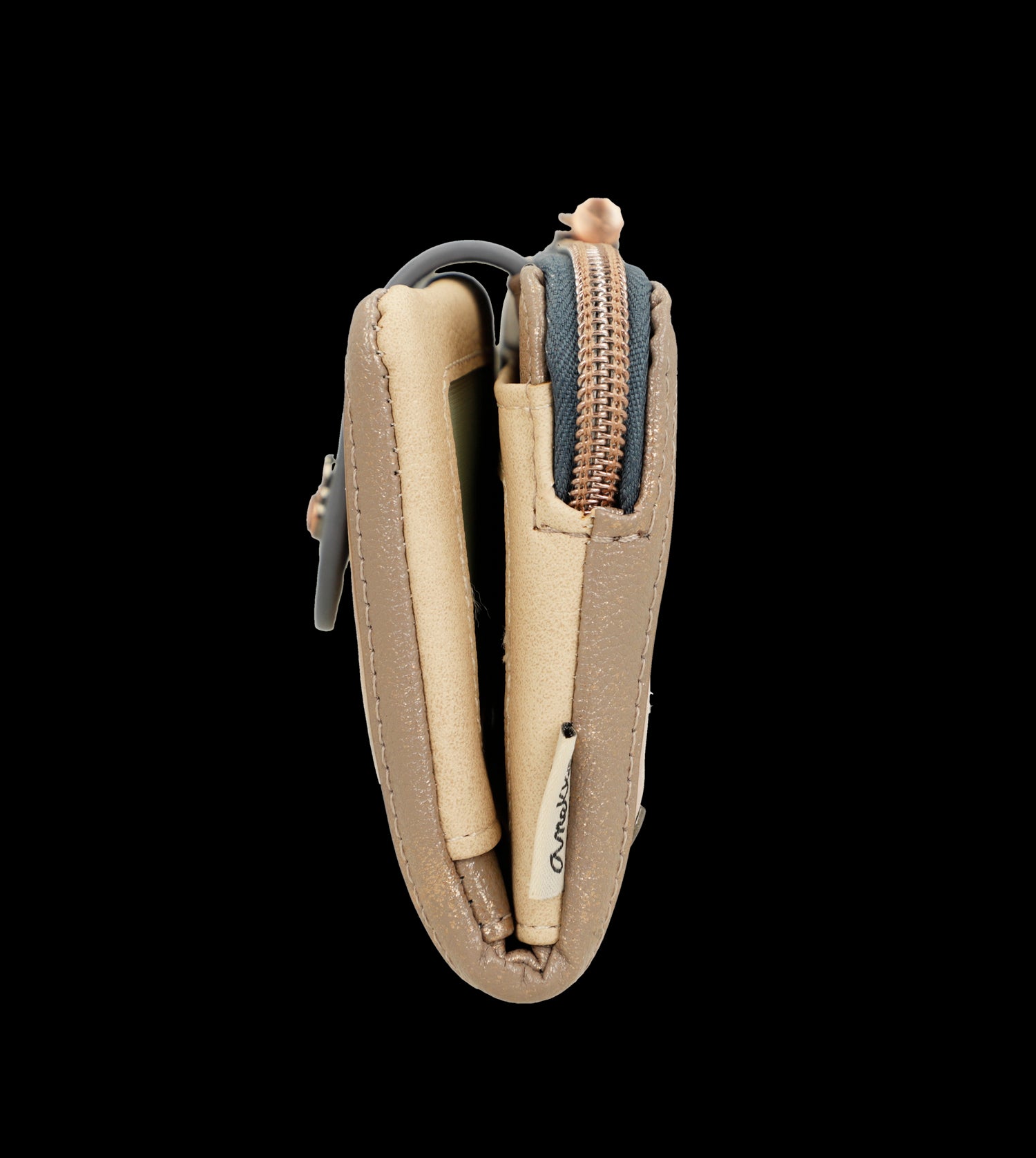 Portafoglio Anekke compatto ed elegante con doppia zip