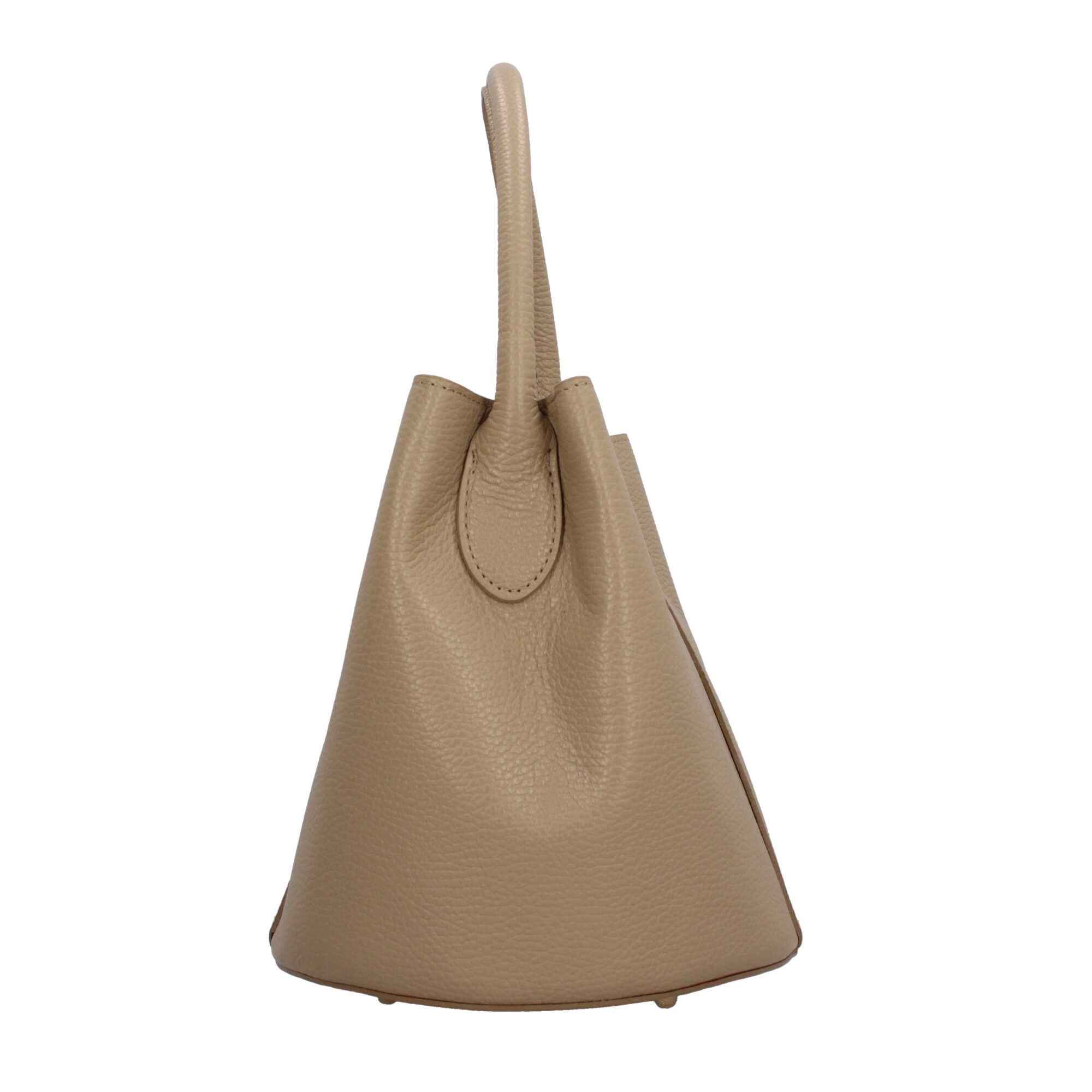Borsa a secchiello in pelle Made in Italy