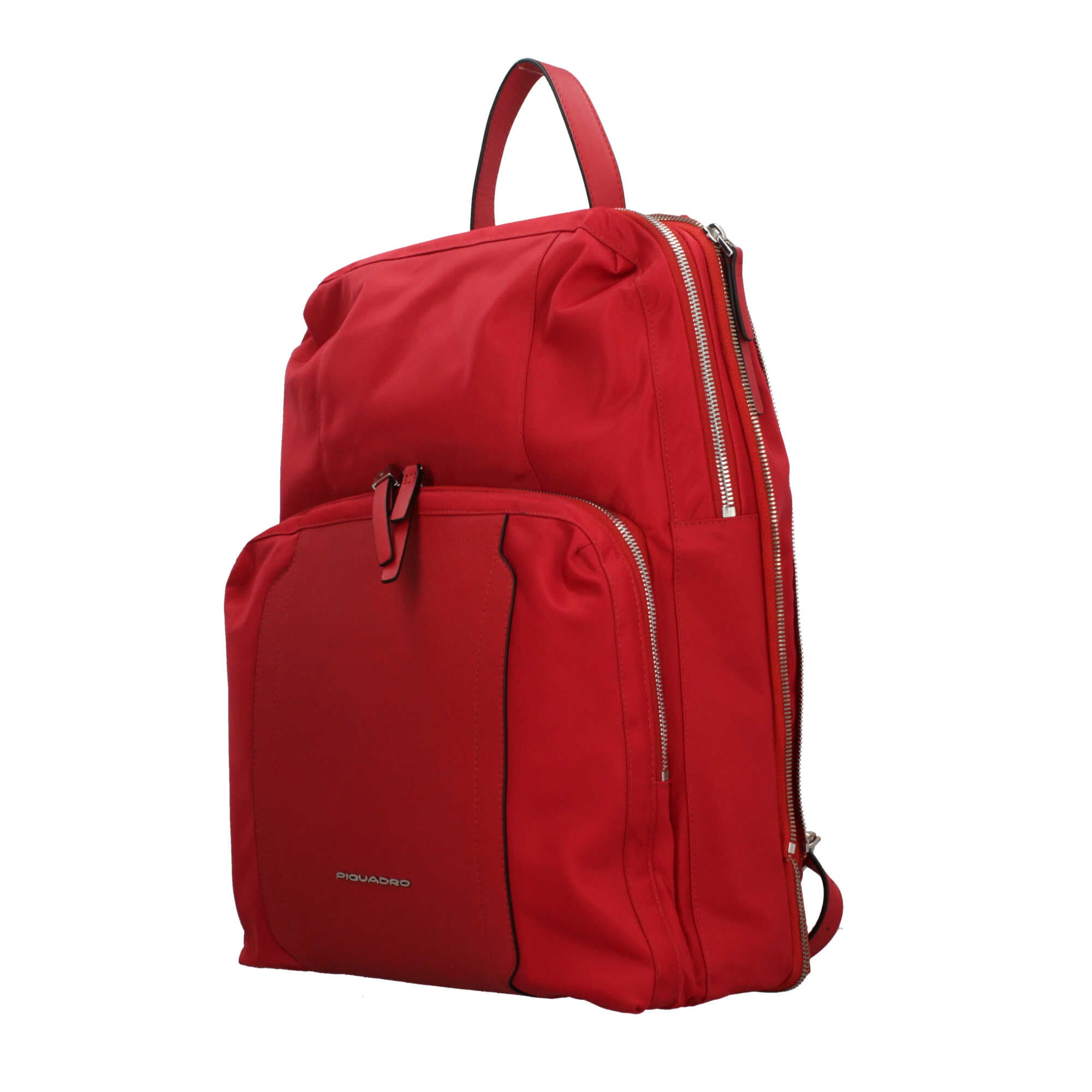 Piquadro zaino espandibile porta PC 15.6" in pelle con protezione antiurto e RFID